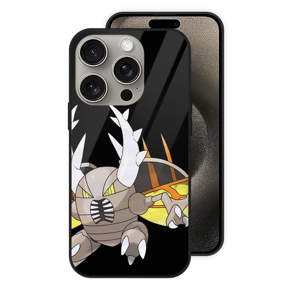 （画像用） ポケットモンスター Pokémon 【iPhone15Pro対応】スマホケース 耐衝撃＆黄変防止 背面ガラス