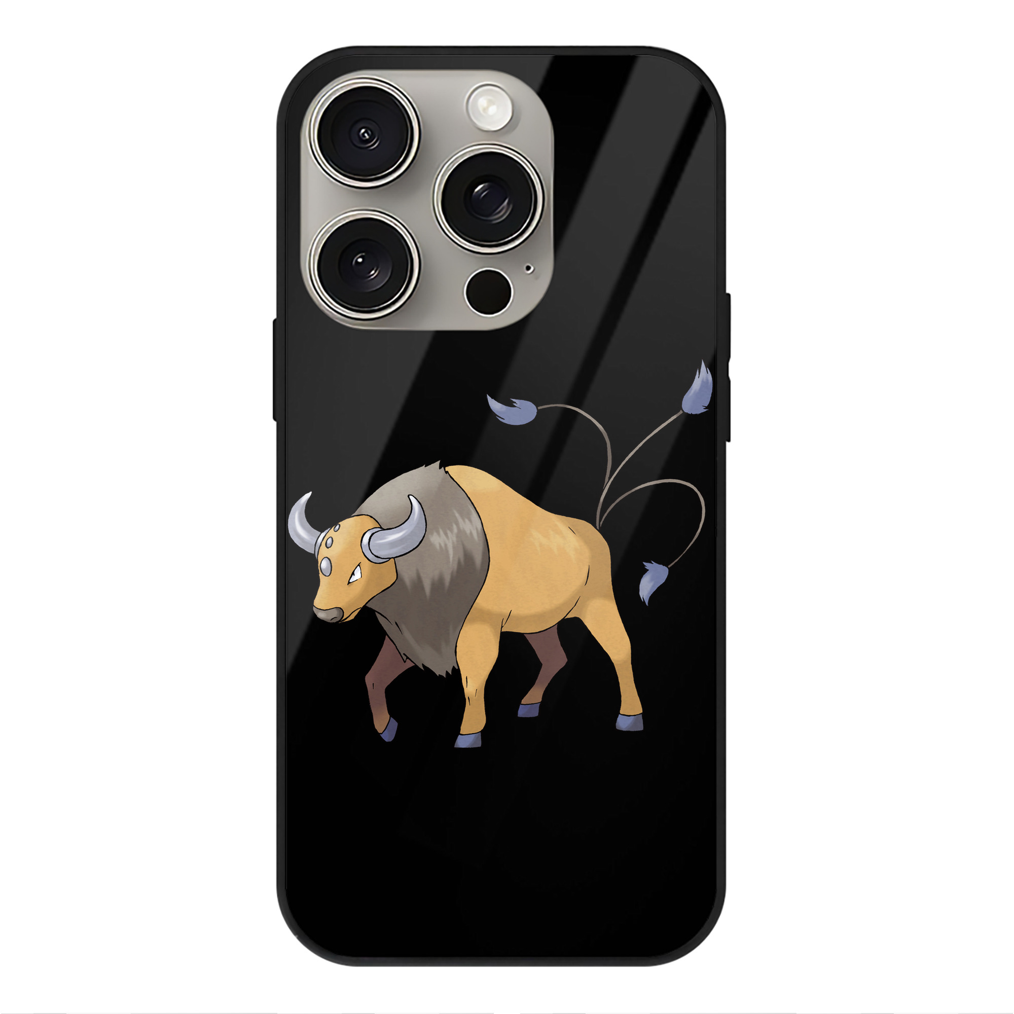 （画像用） ポケットモンスター Pokémon 【iPhone15Pro対応】スマホケース 耐衝撃＆黄変防止 背面ガラス