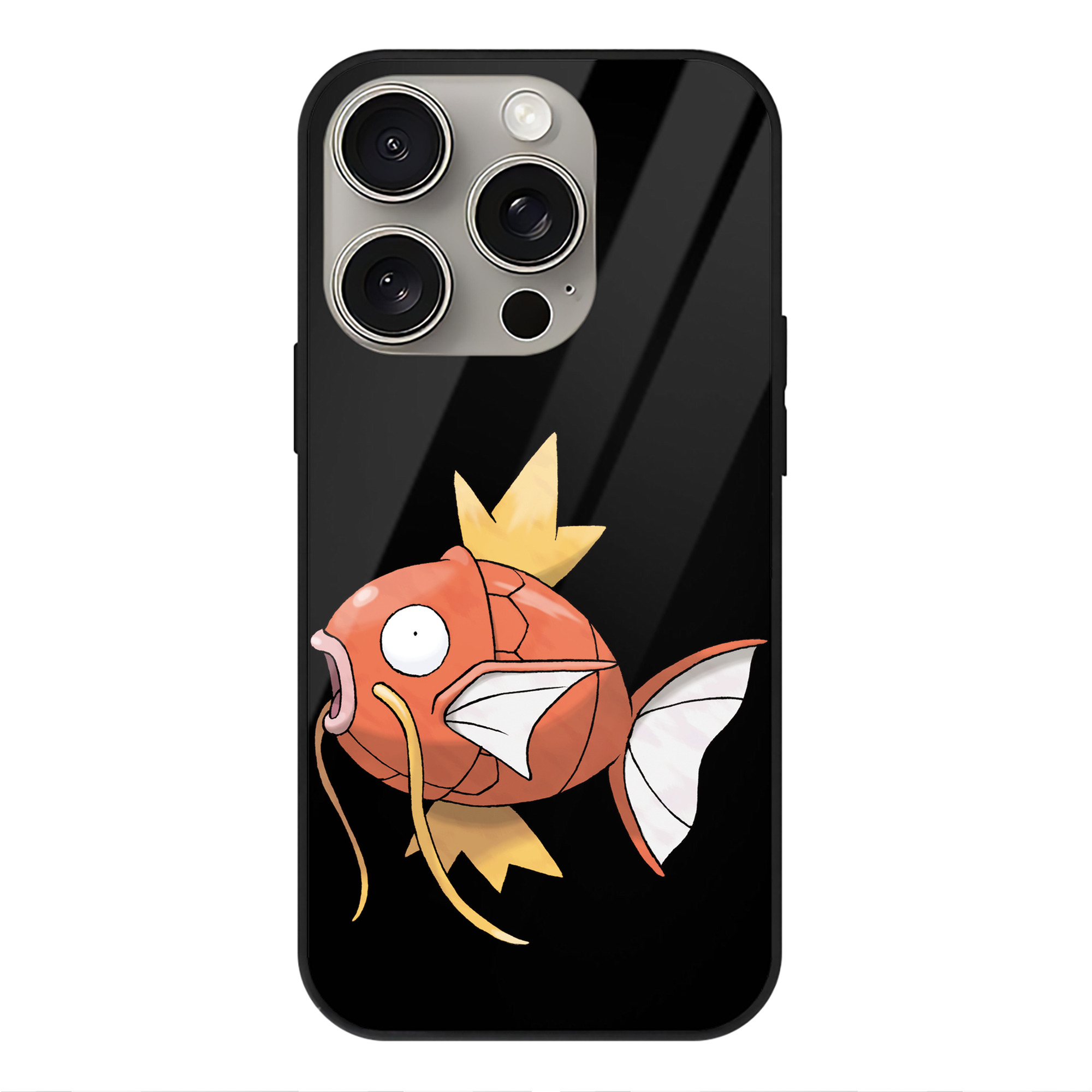 （画像用） ポケットモンスター Pokémon 【iPhone15Pro対応】スマホケース 耐衝撃＆黄変防止 背面ガラス