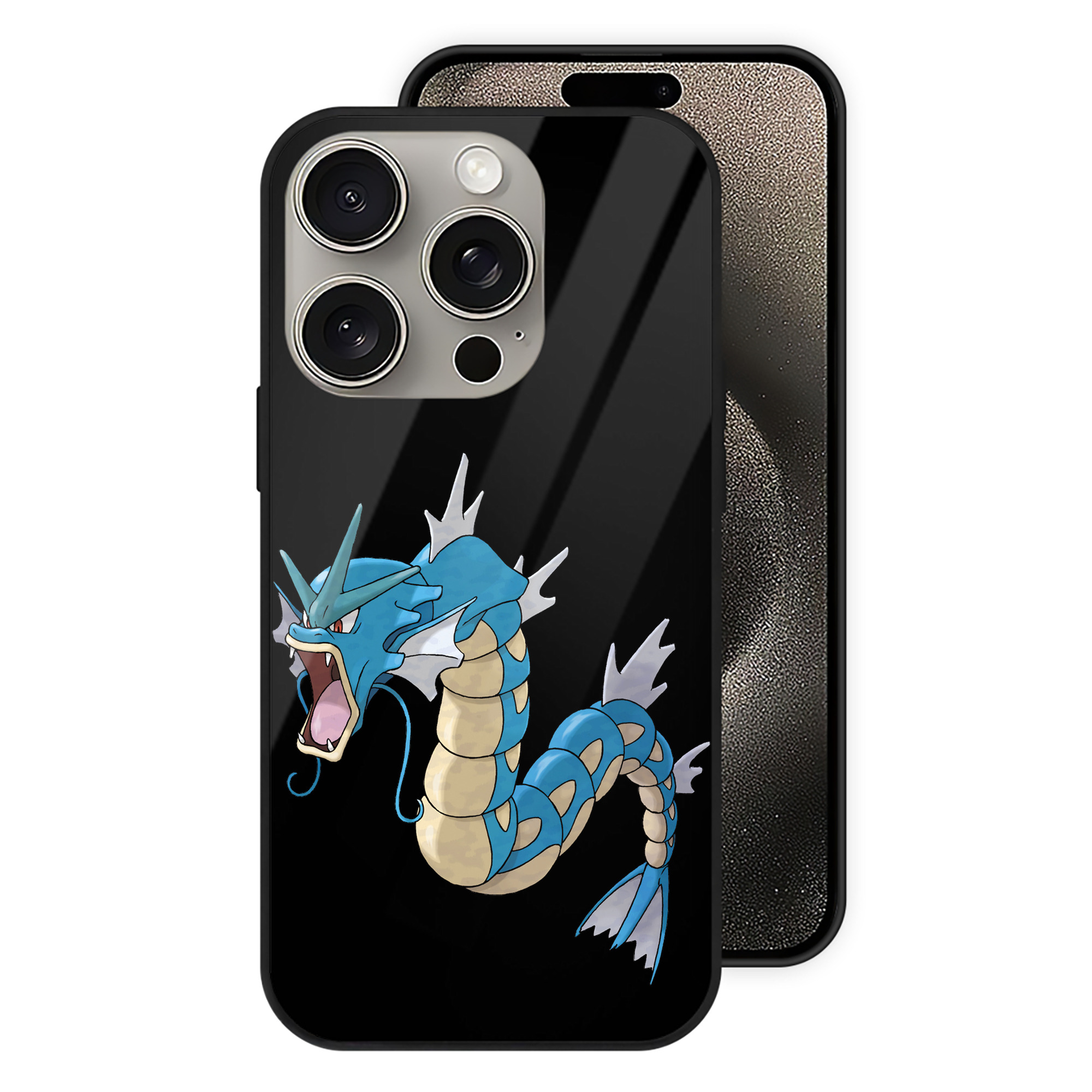 （画像用） ポケットモンスター Pokémon 【iPhone15Pro対応】スマホケース 耐衝撃＆黄変防止 背面ガラス