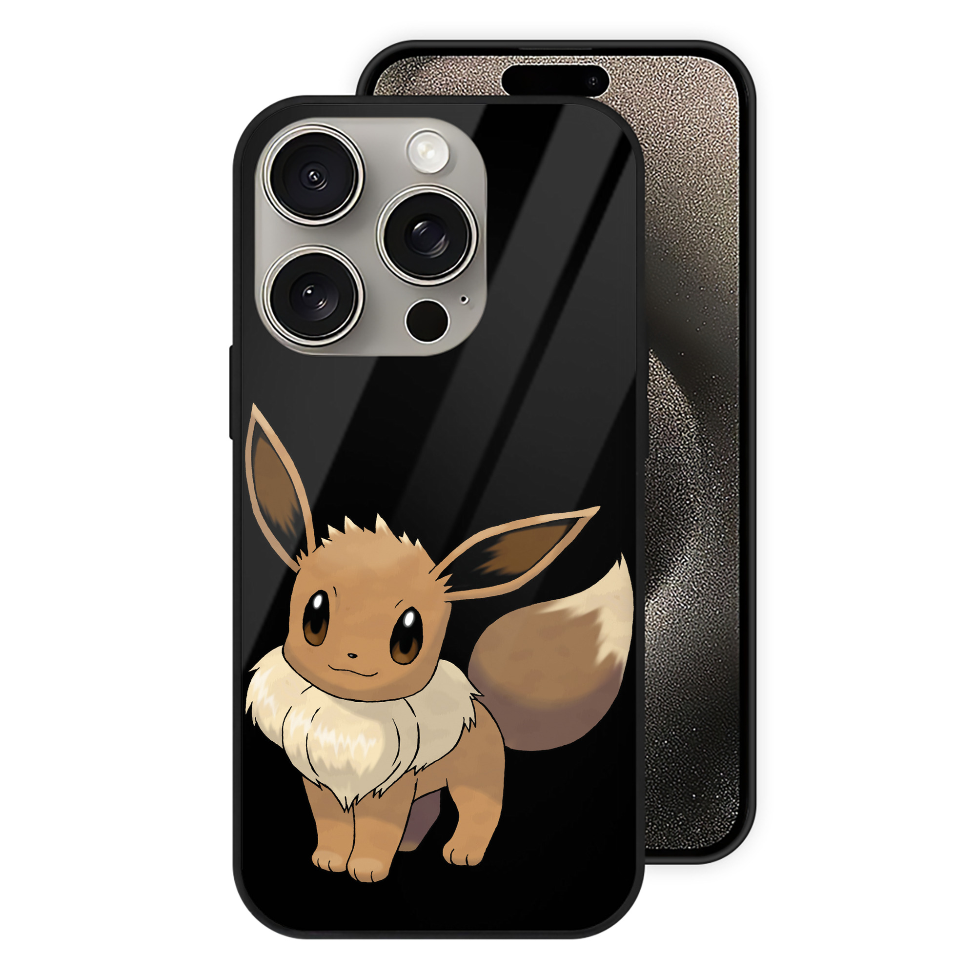 （画像用） ポケットモンスター Pokémon 【iPhone15Pro対応】スマホケース 耐衝撃＆黄変防止 背面ガラス
