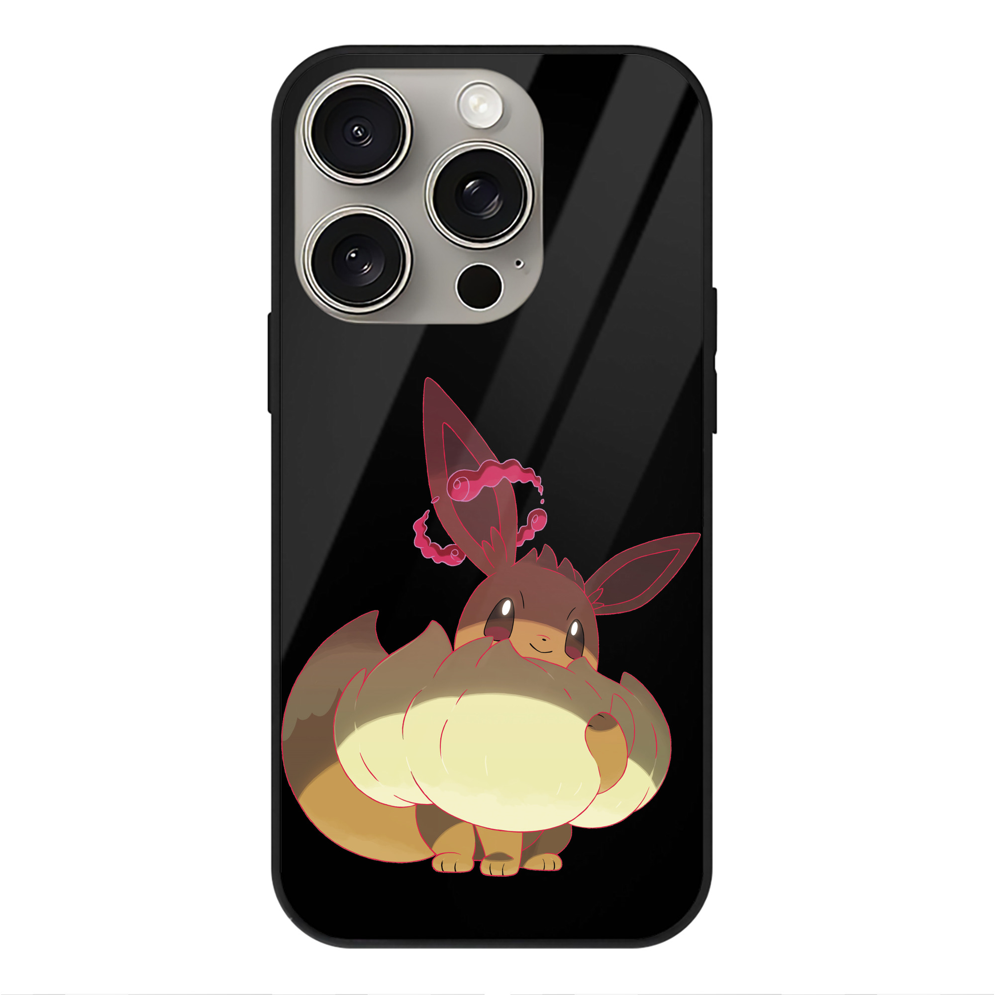 （画像用） ポケットモンスター Pokémon 【iPhone15Pro対応】スマホケース 耐衝撃＆黄変防止 背面ガラス