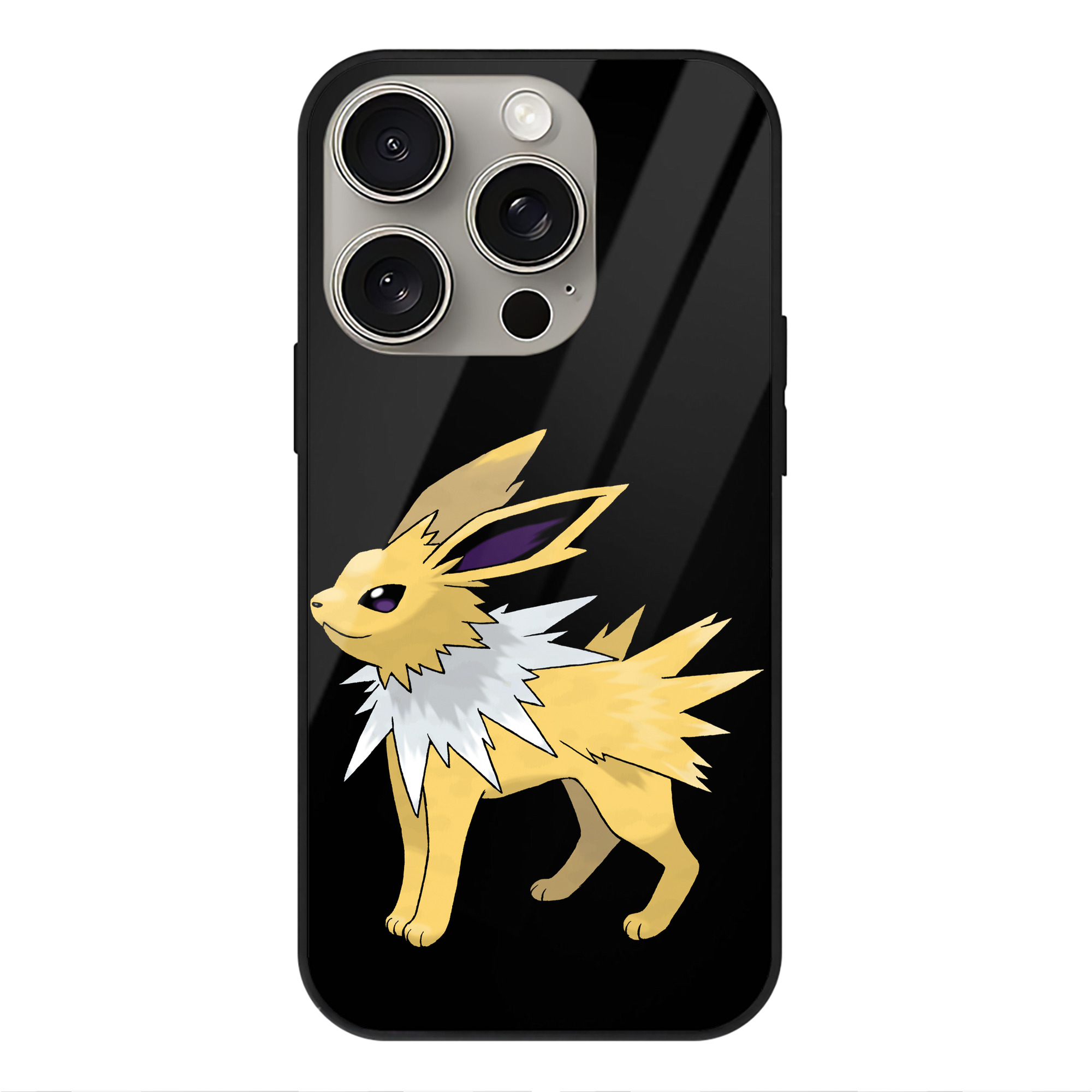 （画像用） ポケットモンスター Pokémon 【iPhone15Pro対応】スマホケース 耐衝撃＆黄変防止 背面ガラス