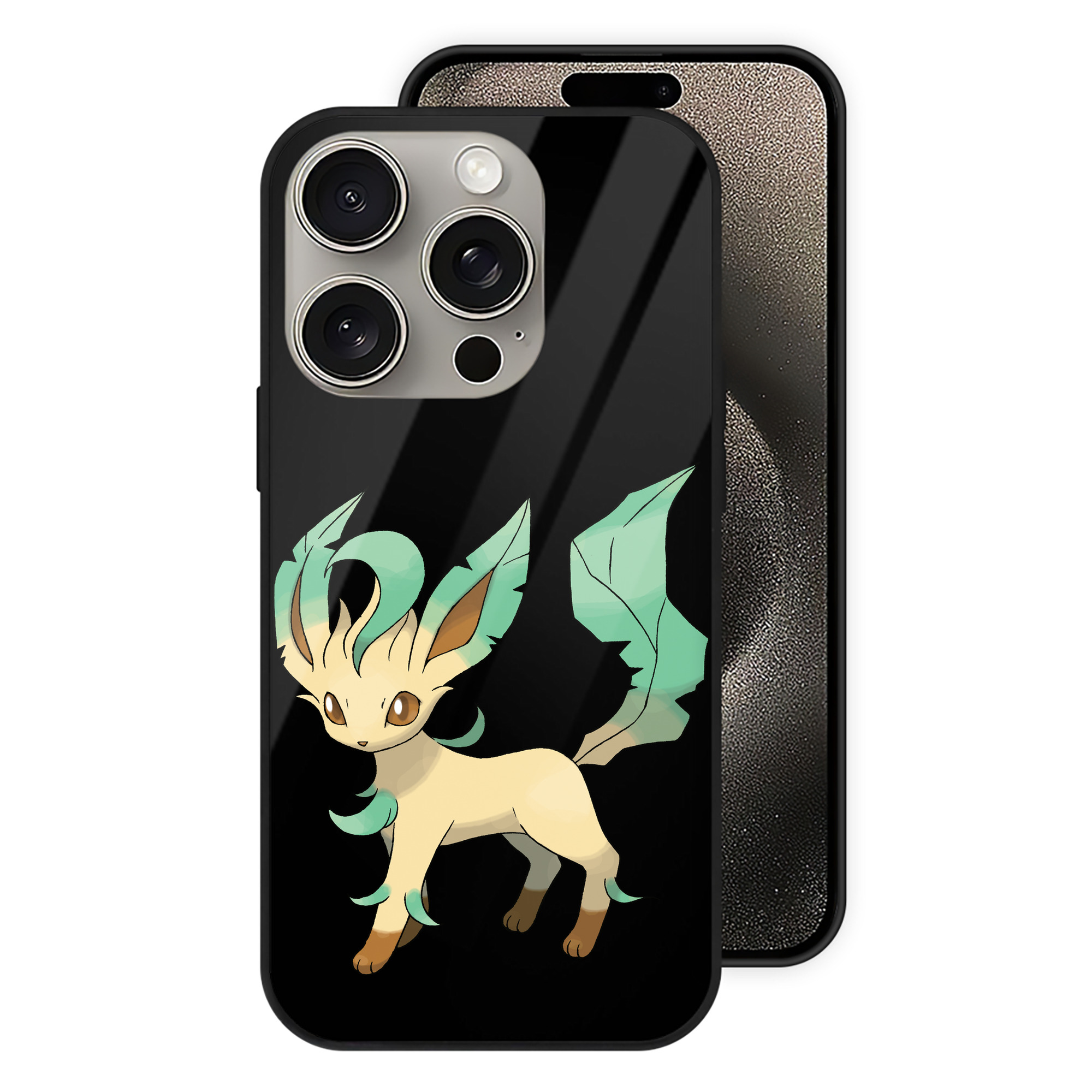 （画像用） ポケットモンスター Pokémon 【iPhone15Pro対応】スマホケース 耐衝撃＆黄変防止 背面ガラス