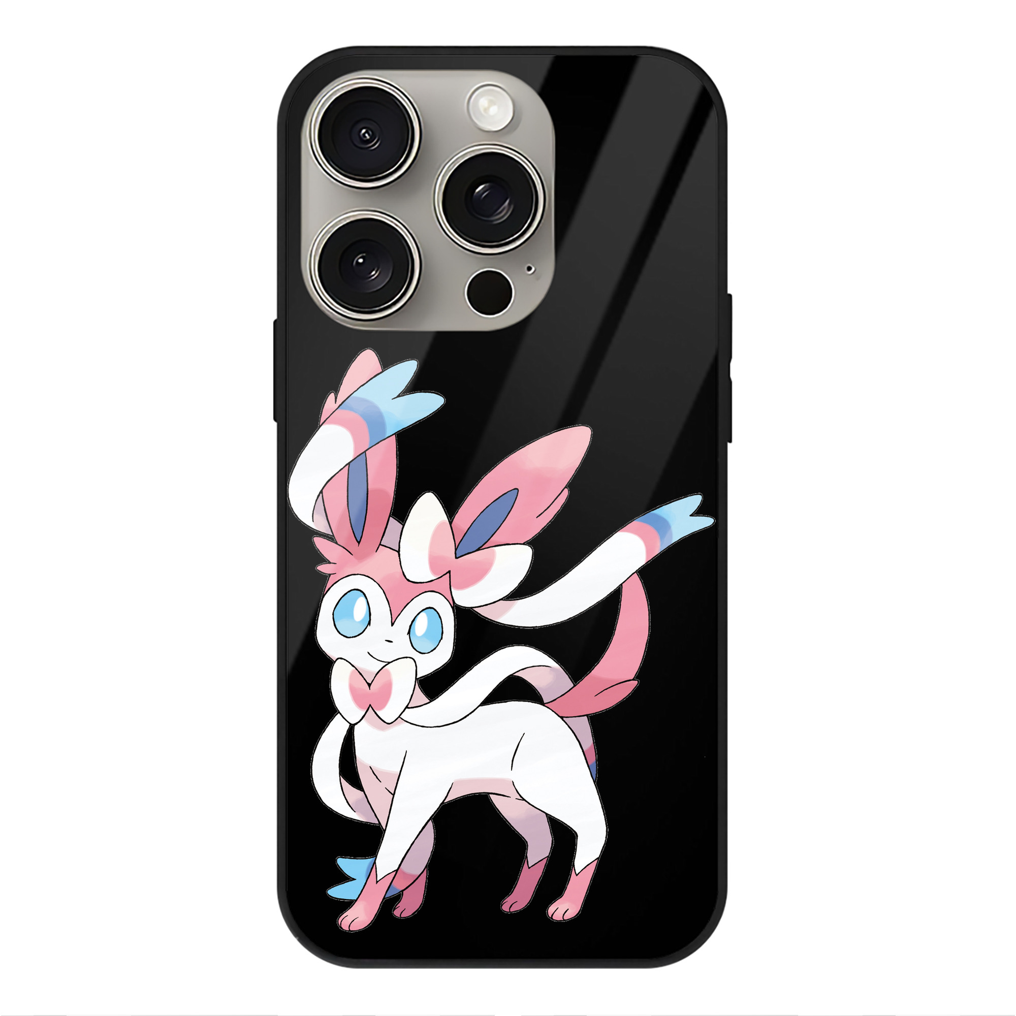 （画像用） ポケットモンスター Pokémon 【iPhone15Pro対応】スマホケース 耐衝撃＆黄変防止 背面ガラス