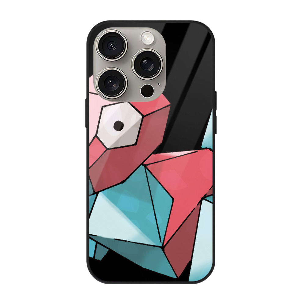 （画像用） ポケットモンスター Pokémon 【iPhone15Pro対応】スマホケース 耐衝撃＆黄変防止 背面ガラス
