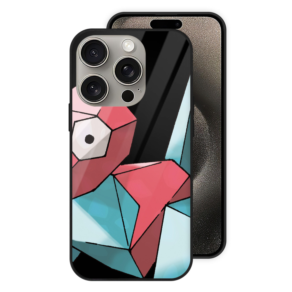 （画像用） ポケットモンスター Pokémon 【iPhone15Pro対応】スマホケース 耐衝撃＆黄変防止 背面ガラス