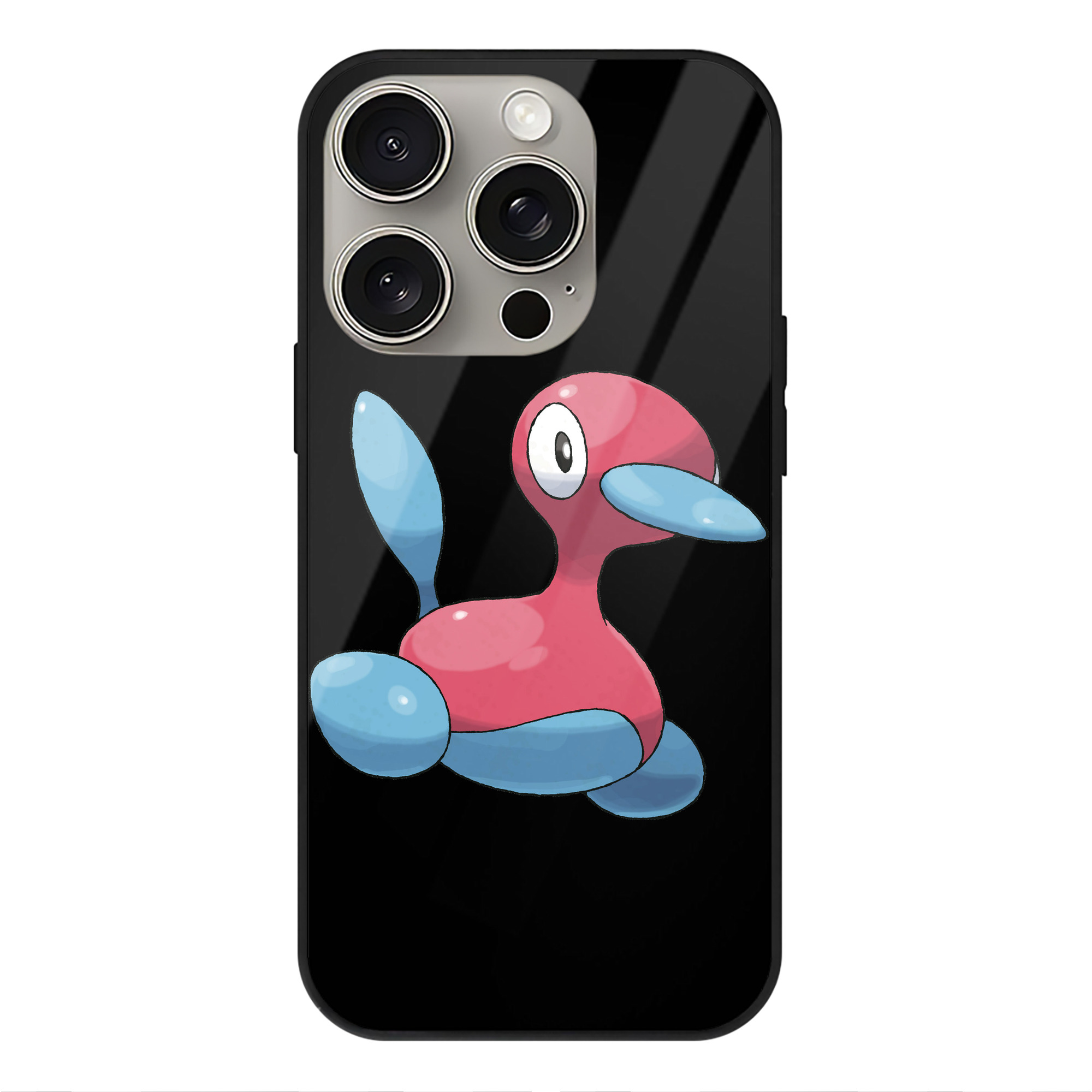 （画像用） ポケットモンスター Pokémon 【iPhone15Pro対応】スマホケース 耐衝撃＆黄変防止 背面ガラス