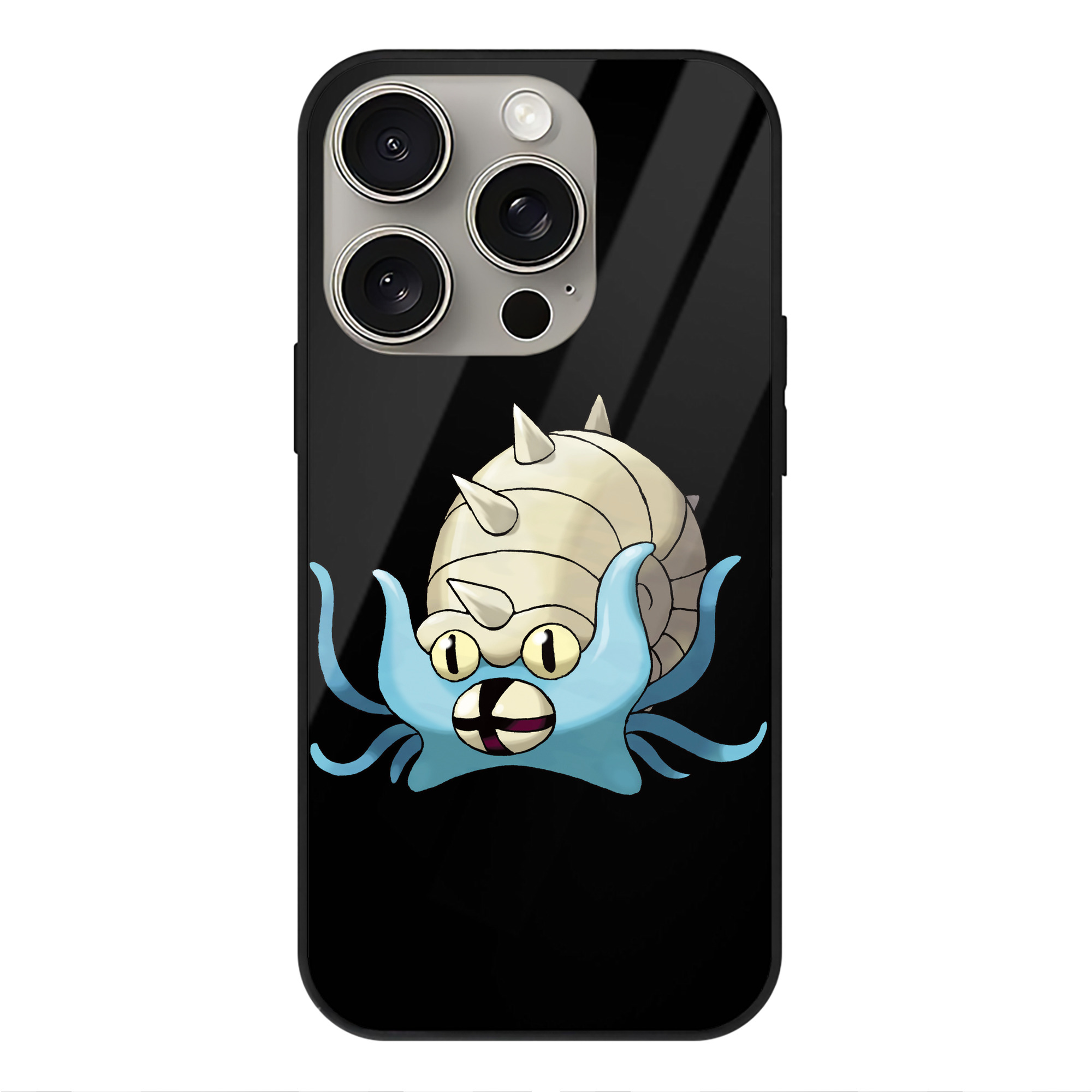 （画像用） ポケットモンスター Pokémon 【iPhone15Pro対応】スマホケース 耐衝撃＆黄変防止 背面ガラス
