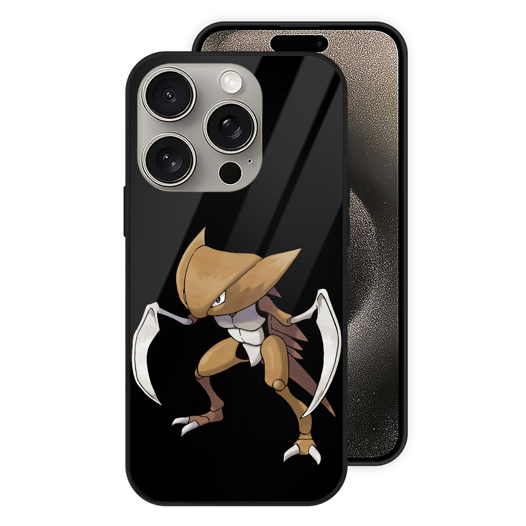 （画像用） ポケットモンスター Pokémon 【iPhone15Pro対応】スマホケース 耐衝撃＆黄変防止 背面ガラス