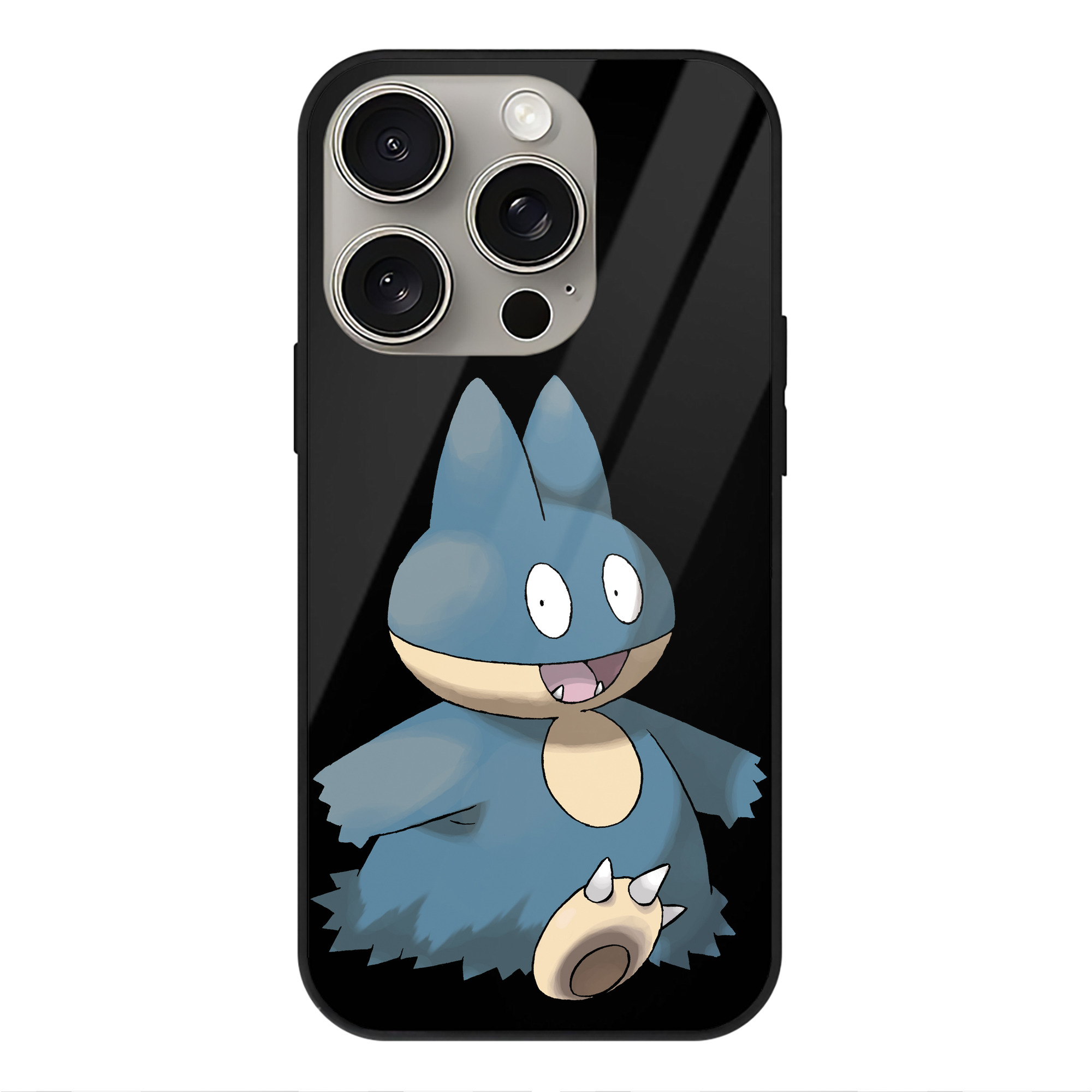 （画像用） ポケットモンスター Pokémon 【iPhone15Pro対応】スマホケース 耐衝撃＆黄変防止 背面ガラス