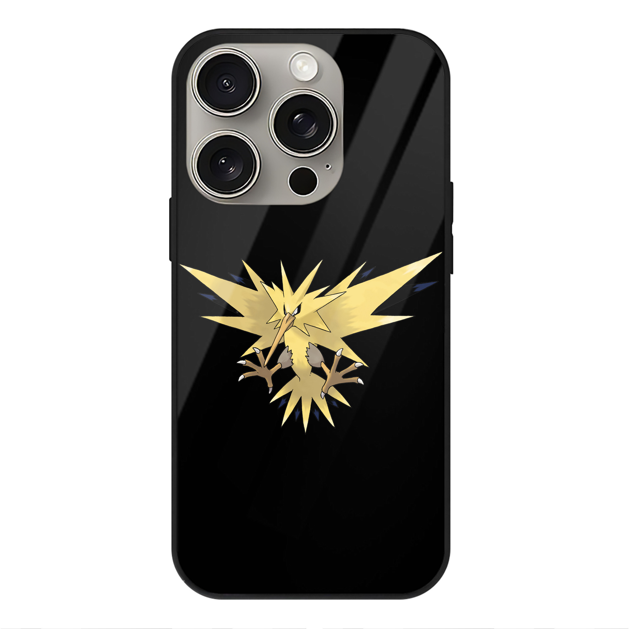 （画像用） ポケットモンスター Pokémon 【iPhone15Pro対応】スマホケース 耐衝撃＆黄変防止 背面ガラス