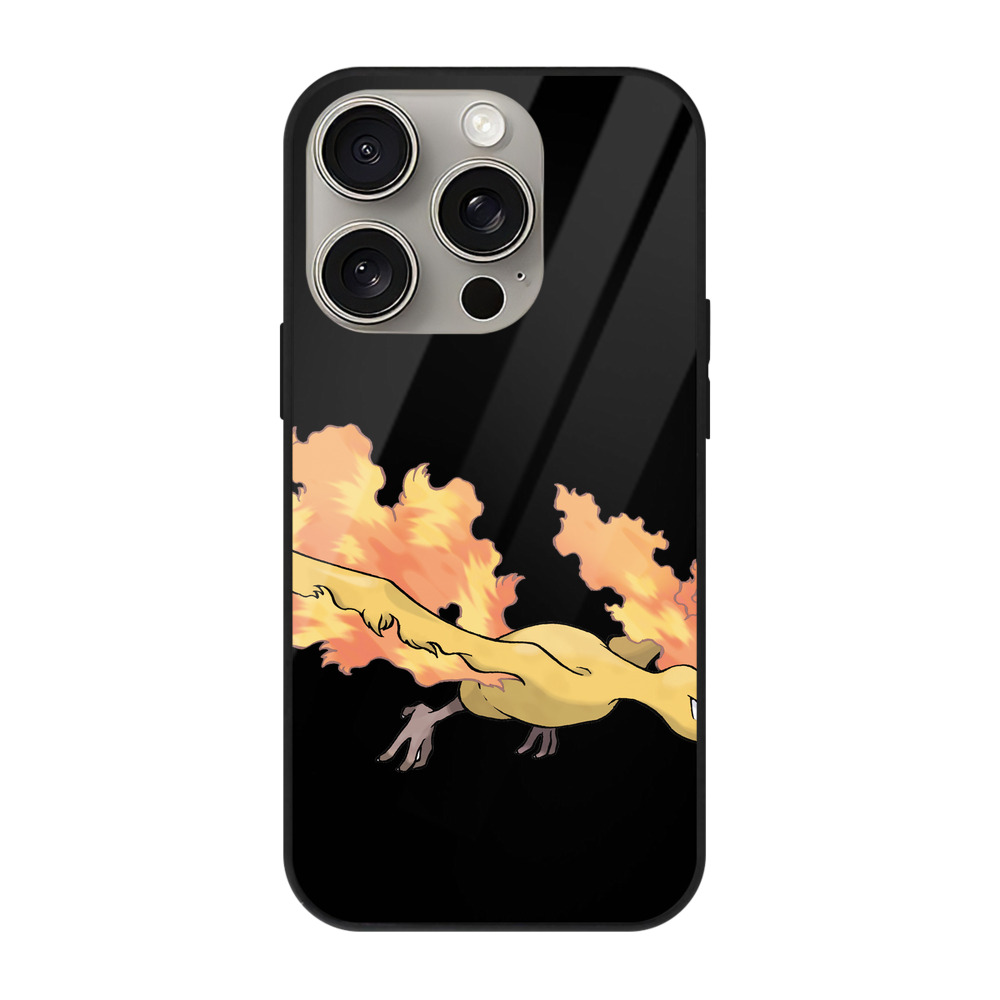 （画像用） ポケットモンスター Pokémon 【iPhone15Pro対応】スマホケース 耐衝撃＆黄変防止 背面ガラス
