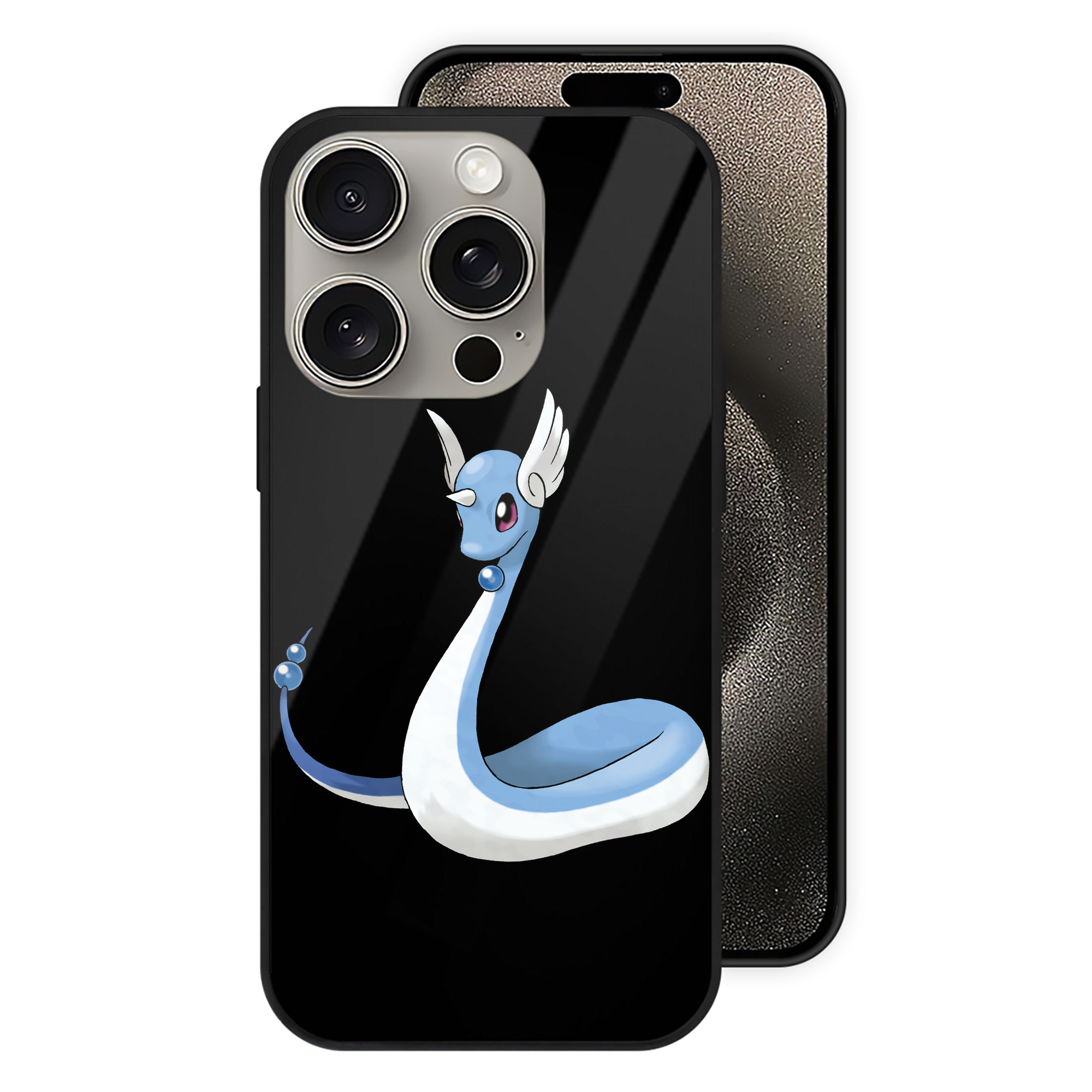 （画像用） ポケットモンスター Pokémon 【iPhone15Pro対応】スマホケース 耐衝撃＆黄変防止 背面ガラス