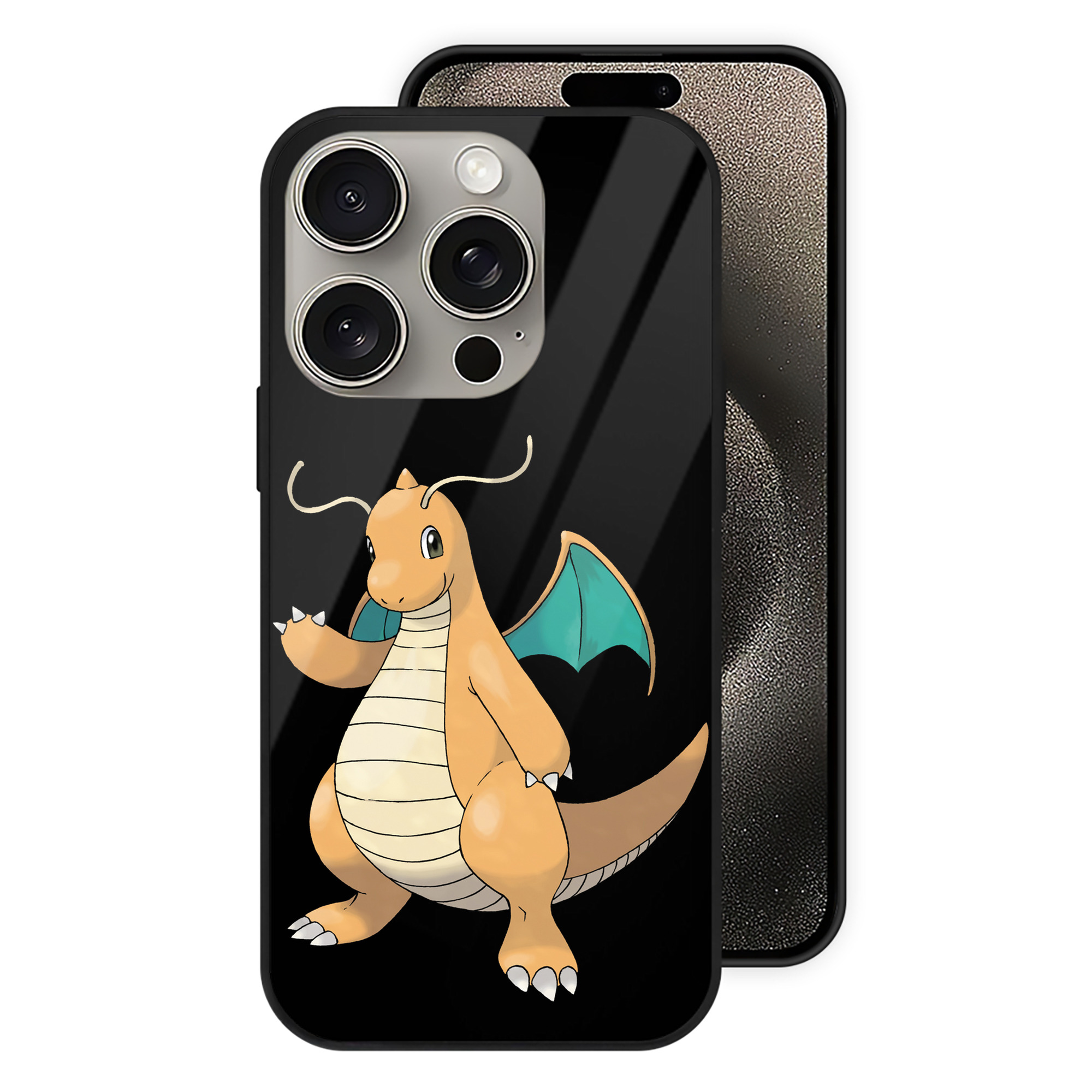 （画像用） ポケットモンスター Pokémon 【iPhone15Pro対応】スマホケース 耐衝撃＆黄変防止 背面ガラス
