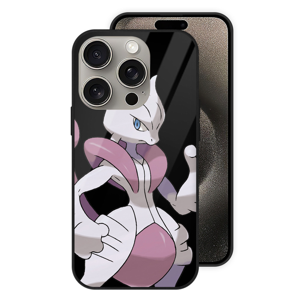 （画像用） ポケットモンスター Pokémon 【iPhone15Pro対応】スマホケース 耐衝撃＆黄変防止 背面ガラス