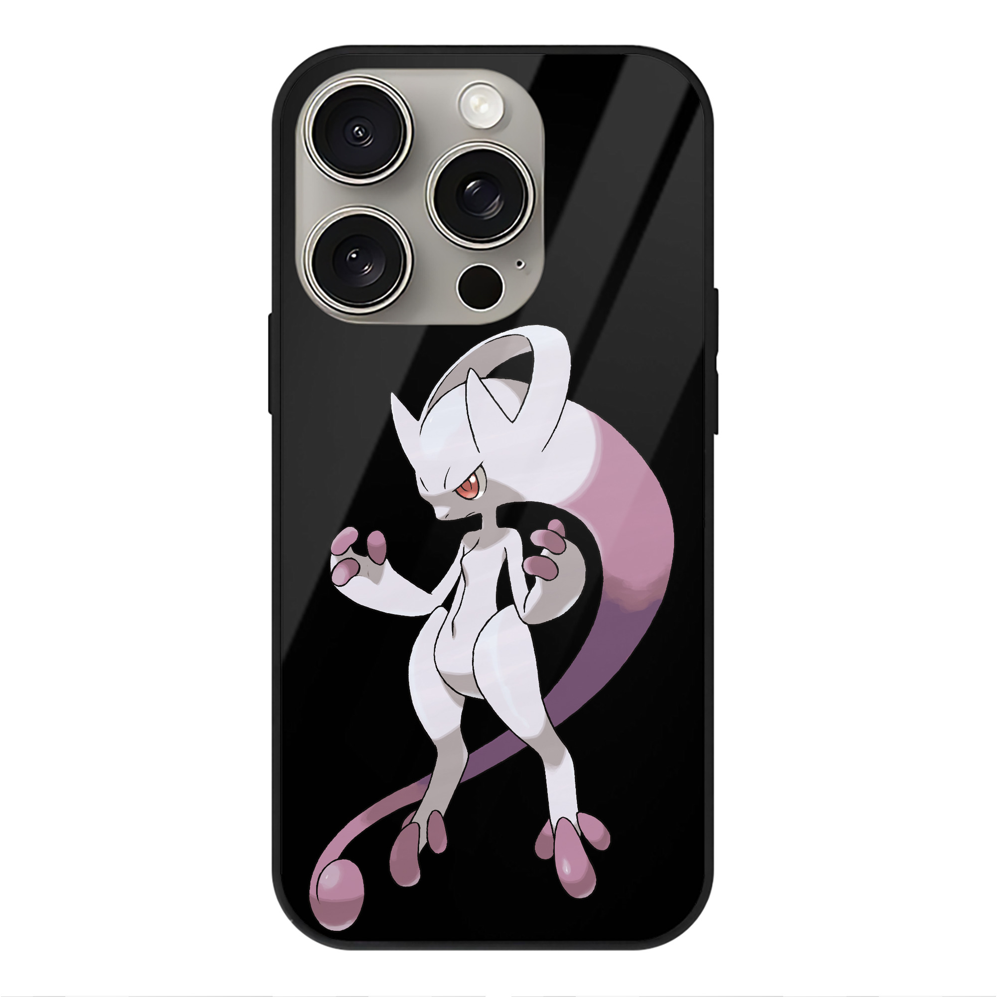 （画像用） ポケットモンスター Pokémon 【iPhone15Pro対応】スマホケース 耐衝撃＆黄変防止 背面ガラス