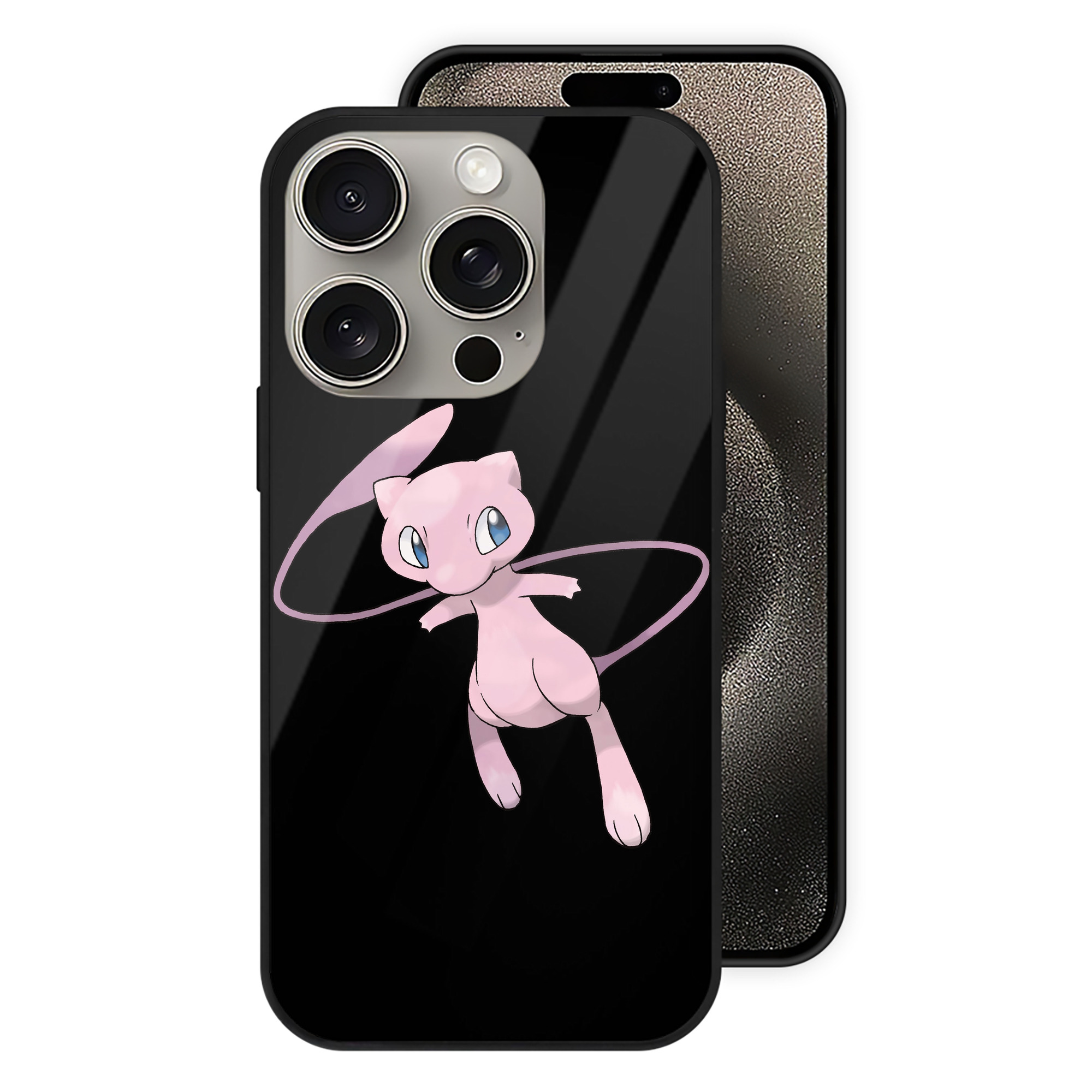 （画像用） ポケットモンスター Pokémon 【iPhone15Pro対応】スマホケース 耐衝撃＆黄変防止 背面ガラス