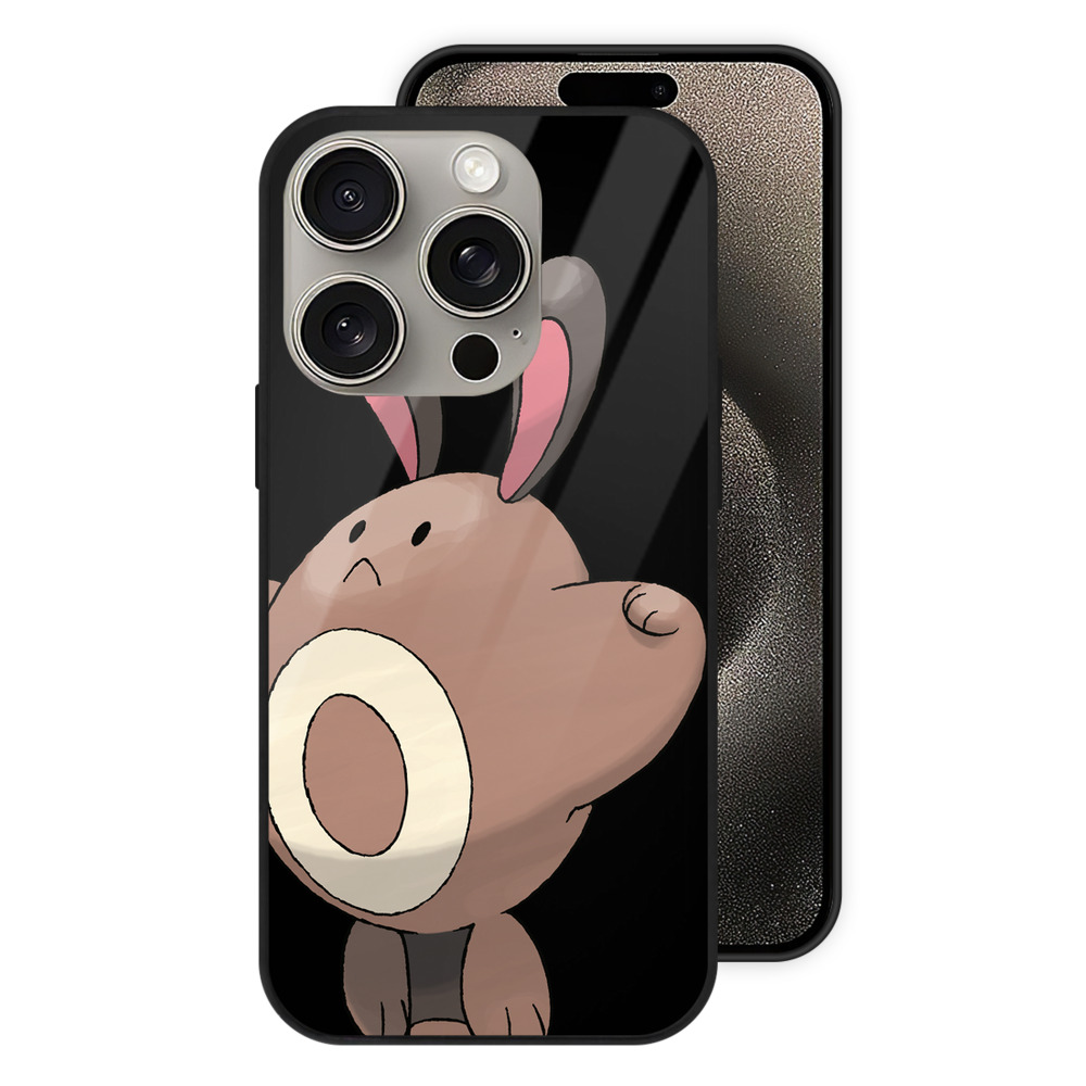 （画像用） ポケットモンスター Pokémon 【iPhone15Pro対応】スマホケース 耐衝撃＆黄変防止 背面ガラス