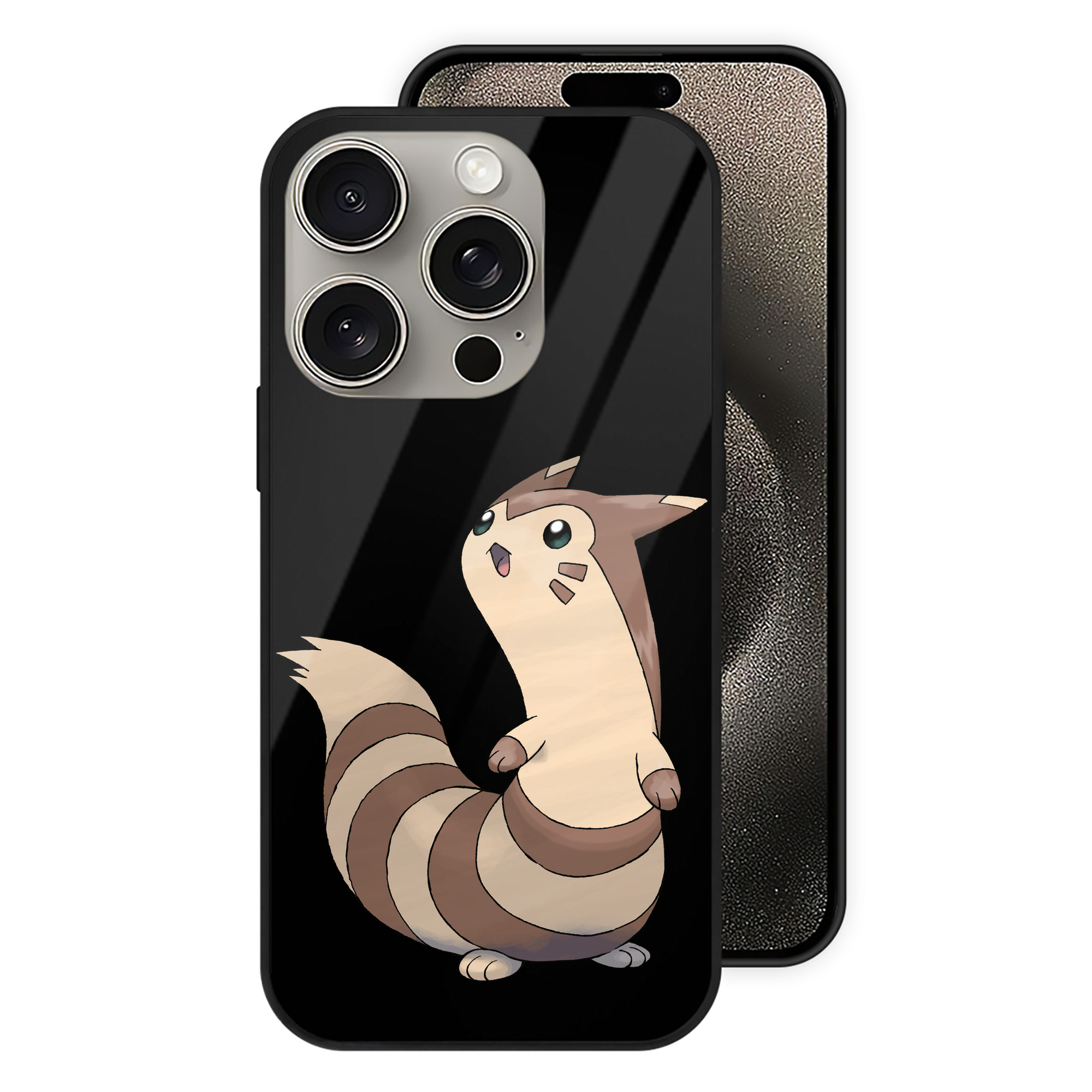 （画像用） ポケットモンスター Pokémon 【iPhone15Pro対応】スマホケース 耐衝撃＆黄変防止 背面ガラス