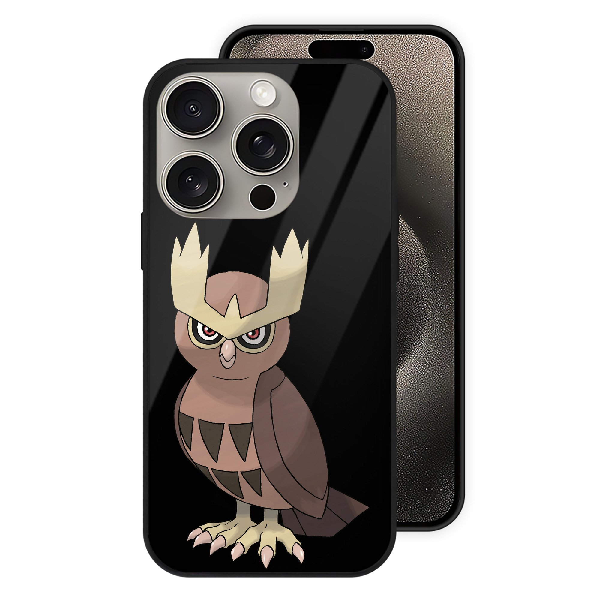 （画像用） ポケットモンスター Pokémon 【iPhone15Pro対応】スマホケース 耐衝撃＆黄変防止 背面ガラス