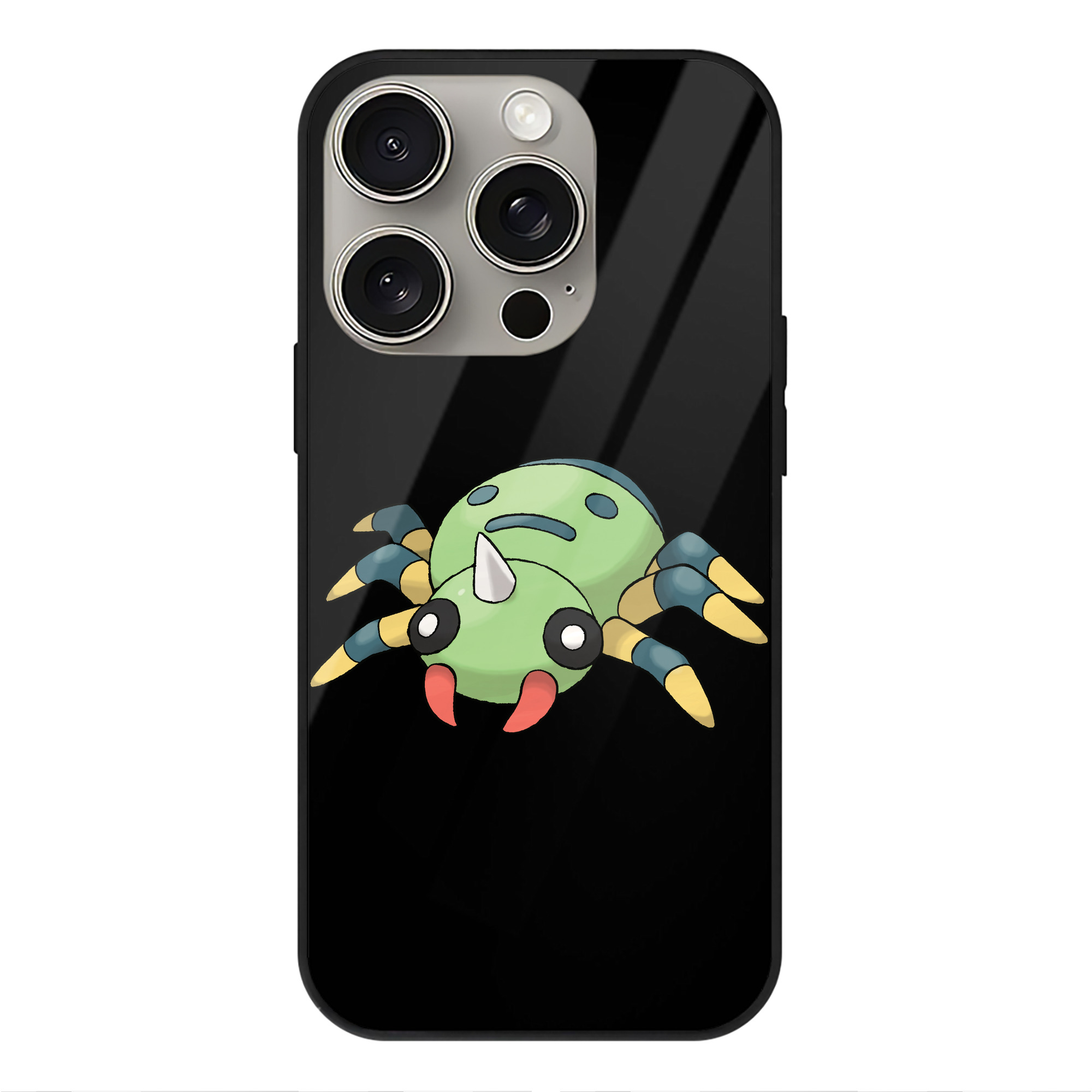 （画像用） ポケットモンスター Pokémon 【iPhone15Pro対応】スマホケース 耐衝撃＆黄変防止 背面ガラス