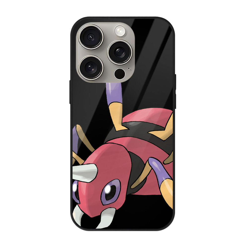 （画像用） ポケットモンスター Pokémon 【iPhone15Pro対応】スマホケース 耐衝撃＆黄変防止 背面ガラス