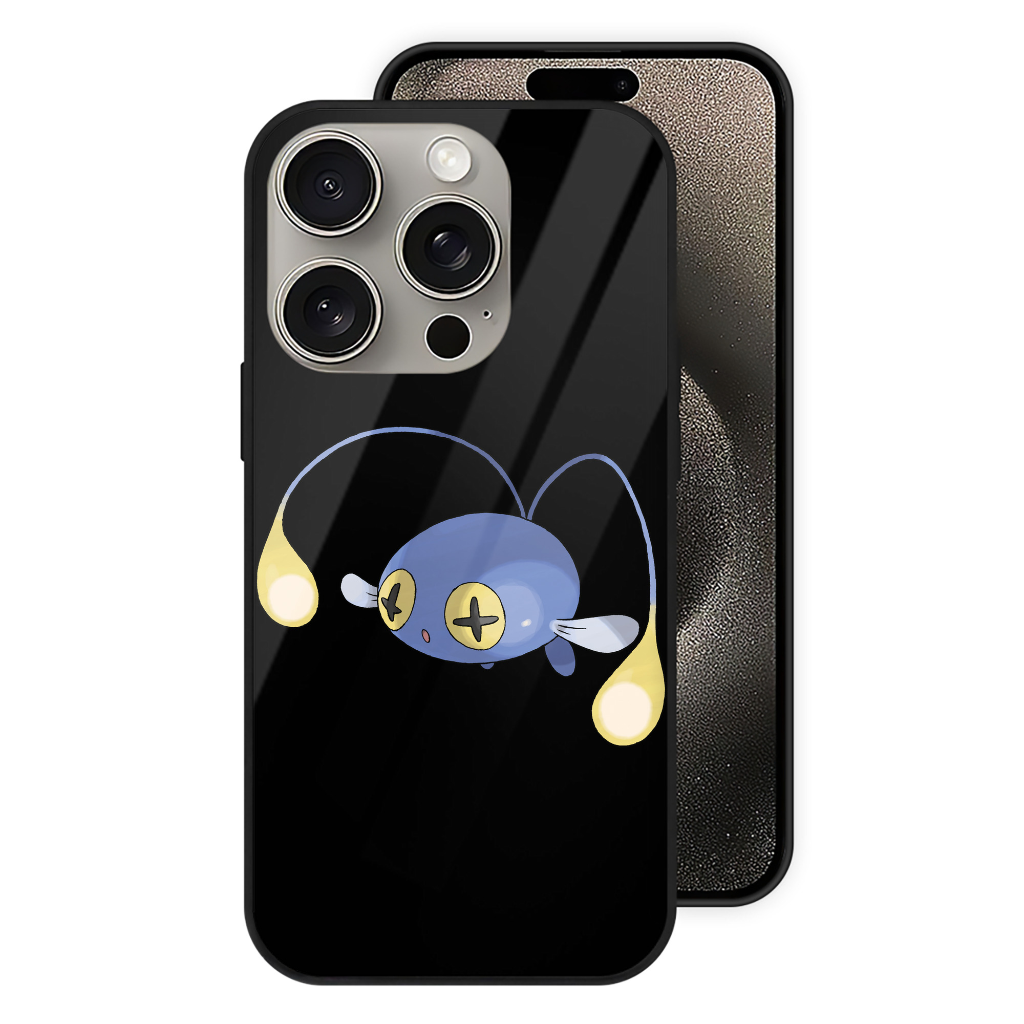 （画像用） ポケットモンスター Pokémon 【iPhone15Pro対応】スマホケース 耐衝撃＆黄変防止 背面ガラス
