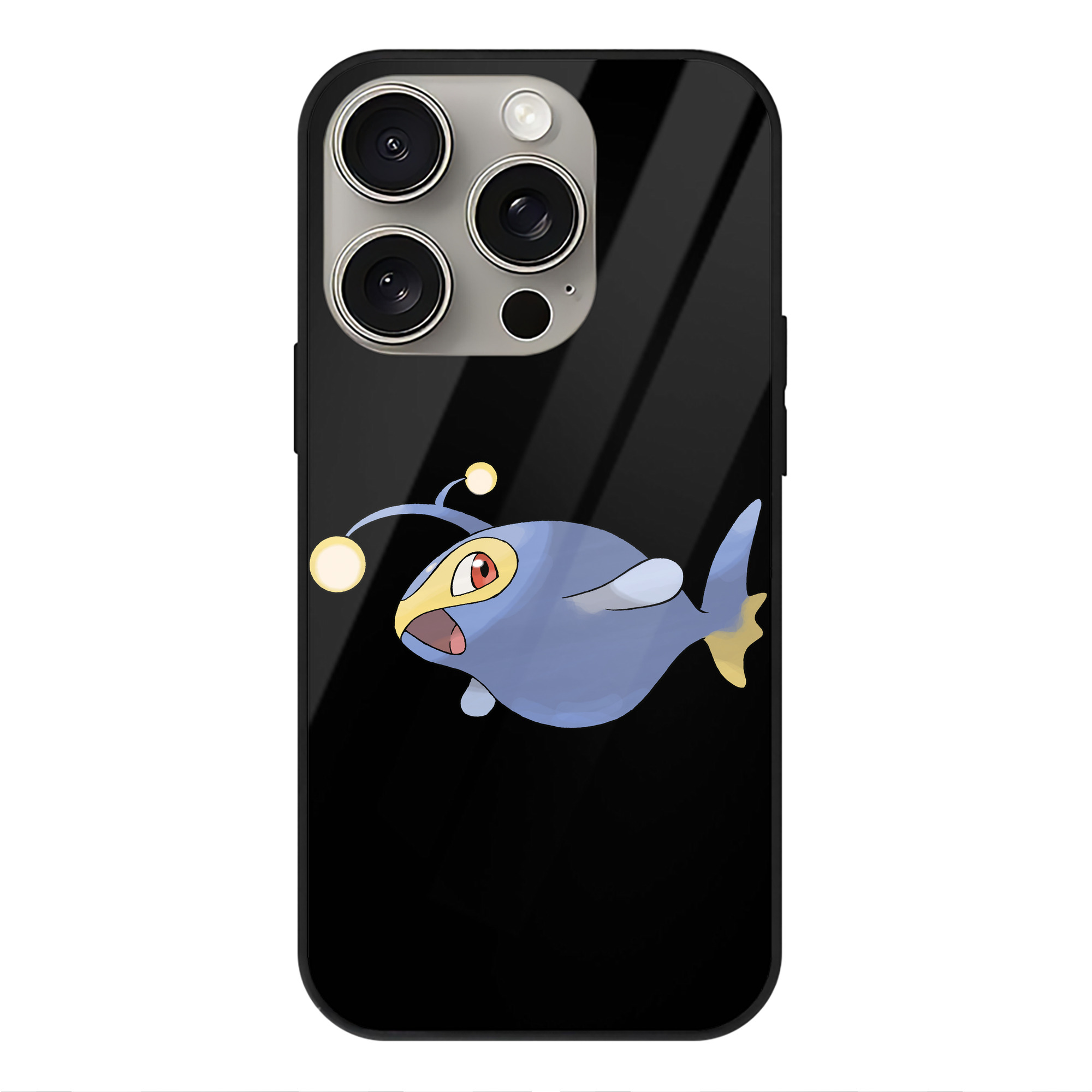 （画像用） ポケットモンスター Pokémon 【iPhone15Pro対応】スマホケース 耐衝撃＆黄変防止 背面ガラス