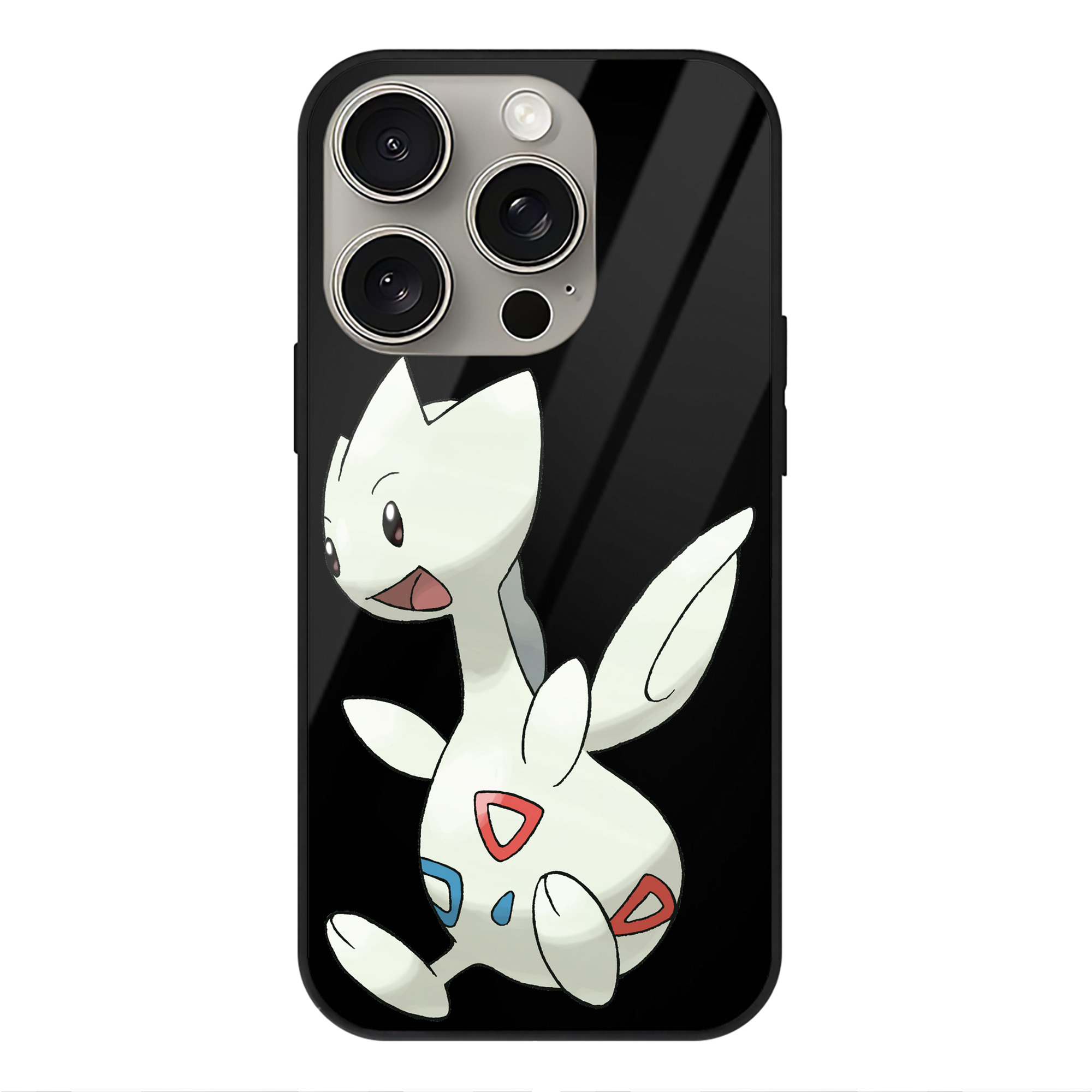 （画像用） ポケットモンスター Pokémon 【iPhone15Pro対応】スマホケース 耐衝撃＆黄変防止 背面ガラス