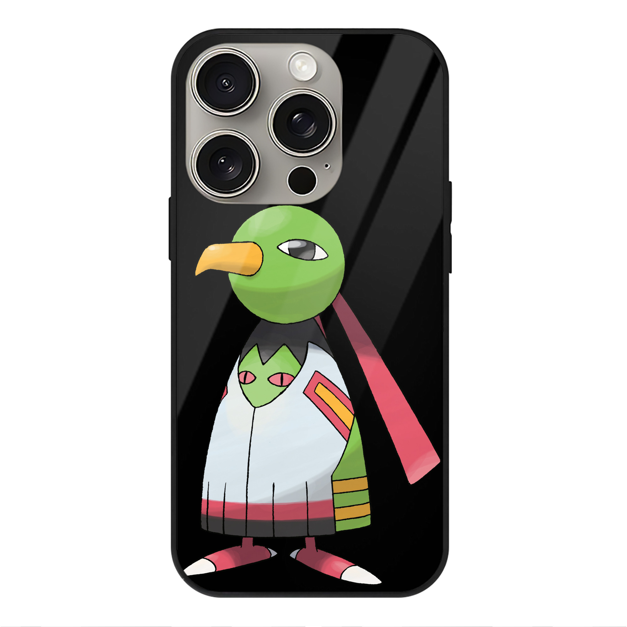 （画像用） ポケットモンスター Pokémon 【iPhone15Pro対応】スマホケース 耐衝撃＆黄変防止 背面ガラス