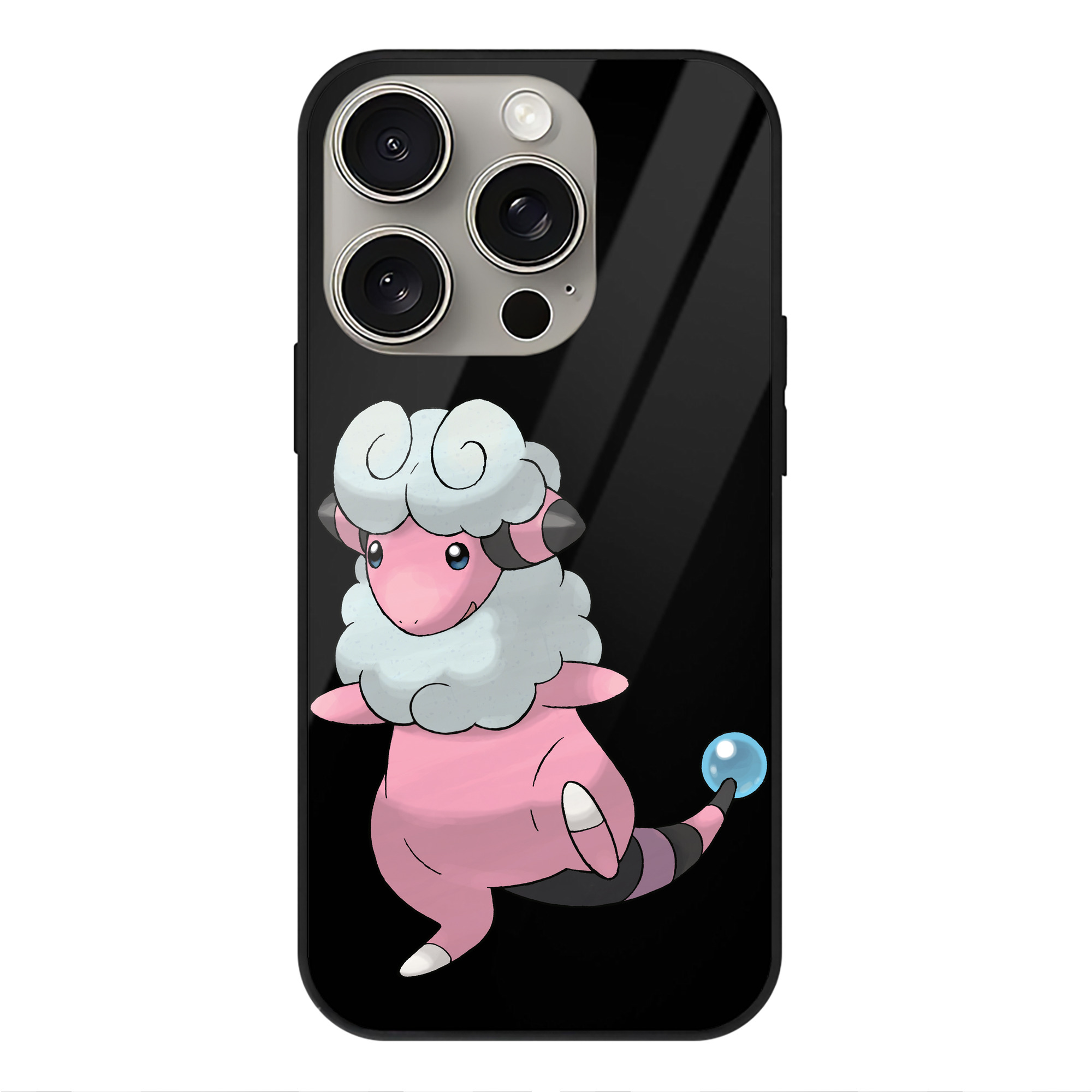 （画像用） ポケットモンスター Pokémon 【iPhone15Pro対応】スマホケース 耐衝撃＆黄変防止 背面ガラス