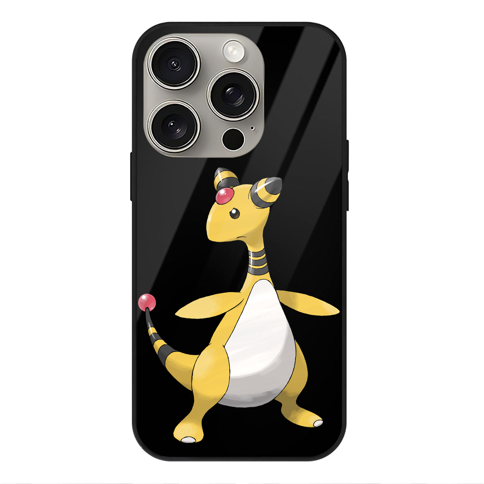 （画像用） ポケットモンスター Pokémon 【iPhone15Pro対応】スマホケース 耐衝撃＆黄変防止 背面ガラス