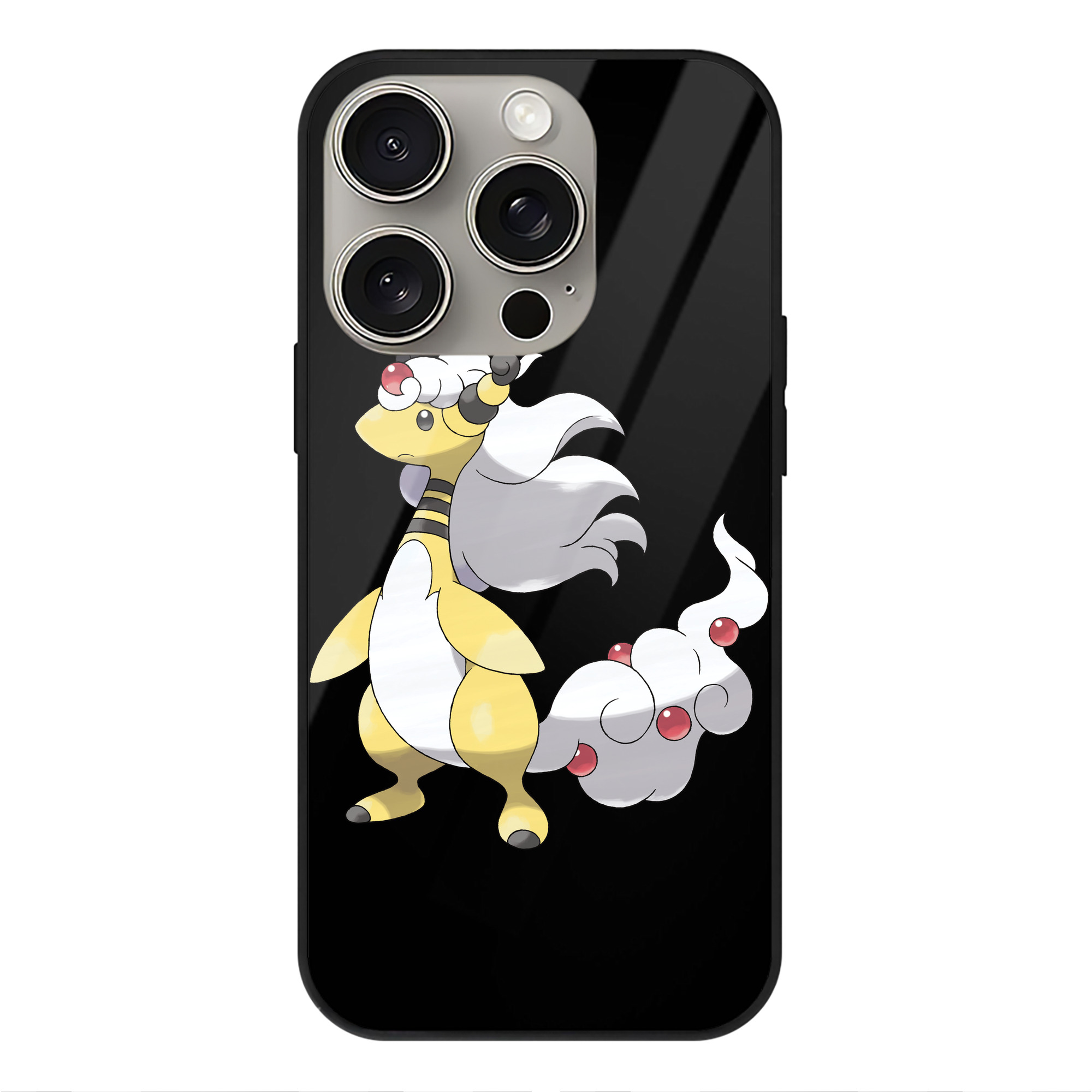 （画像用） ポケットモンスター Pokémon 【iPhone15Pro対応】スマホケース 耐衝撃＆黄変防止 背面ガラス