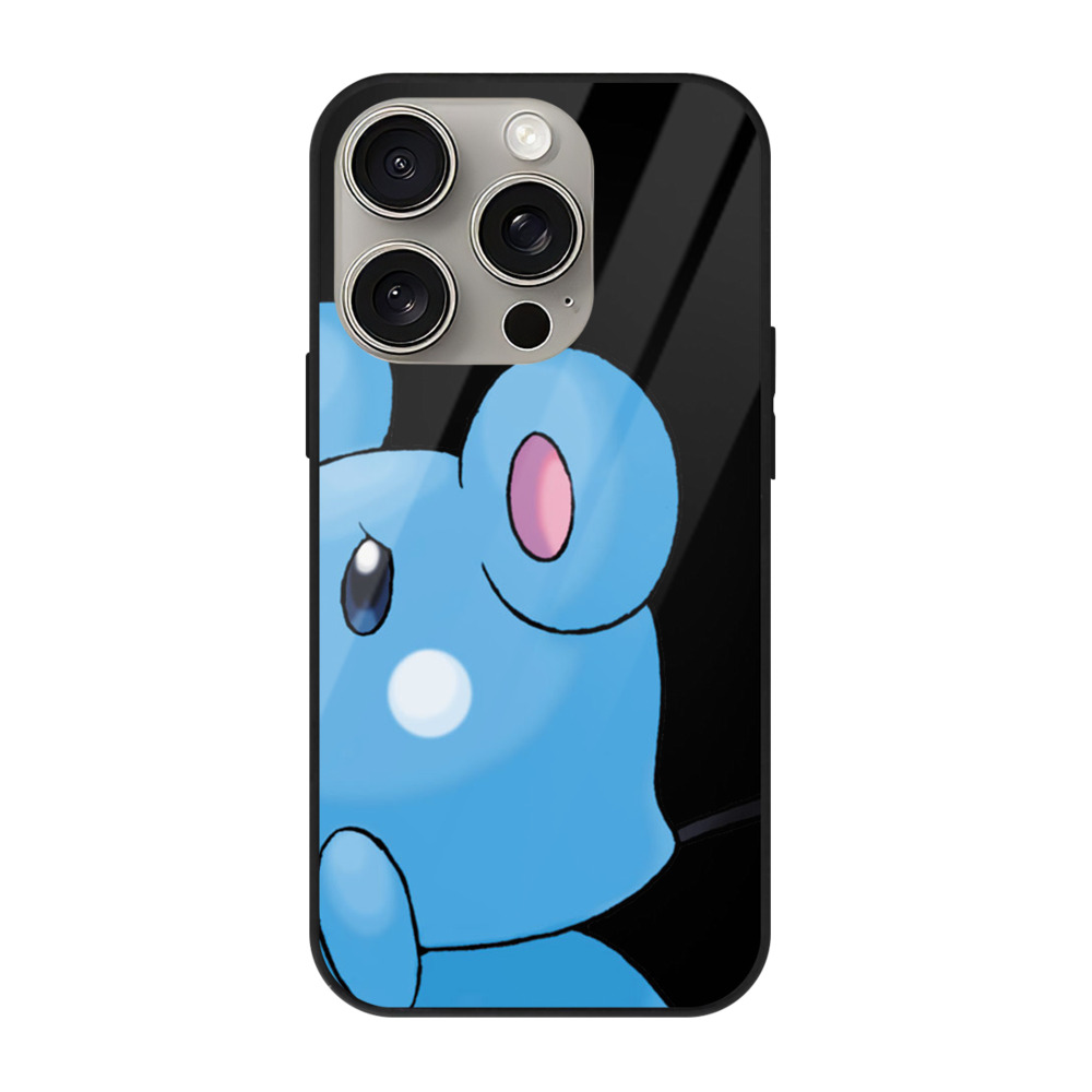 （画像用） ポケットモンスター Pokémon 【iPhone15Pro対応】スマホケース 耐衝撃＆黄変防止 背面ガラス