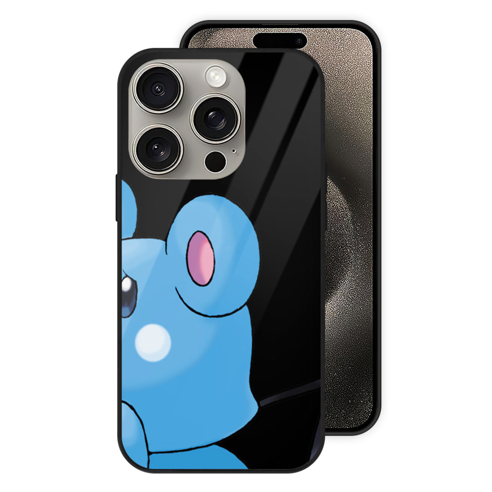 （画像用） ポケットモンスター Pokémon 【iPhone15Pro対応】スマホケース 耐衝撃＆黄変防止 背面ガラス