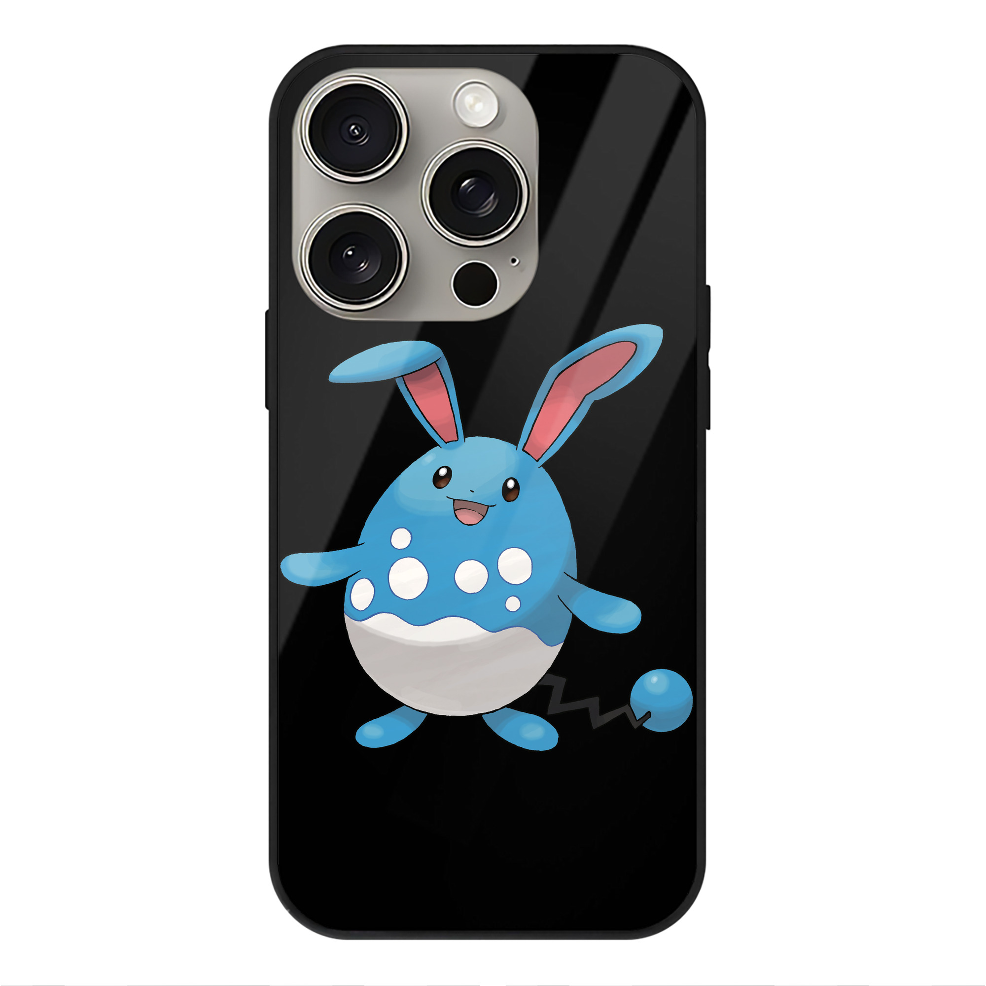 （画像用） ポケットモンスター Pokémon 【iPhone15Pro対応】スマホケース 耐衝撃＆黄変防止 背面ガラス