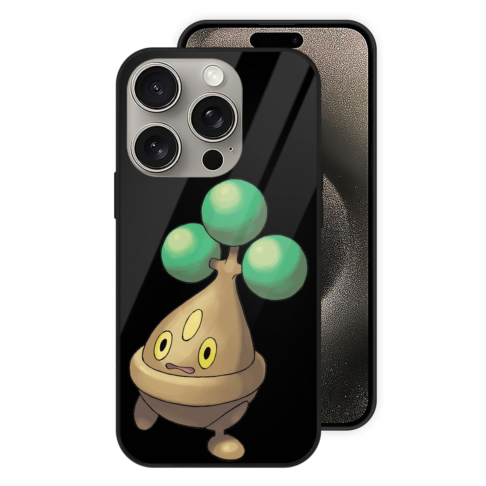 （画像用） ポケットモンスター Pokémon 【iPhone15Pro対応】スマホケース 耐衝撃＆黄変防止 背面ガラス