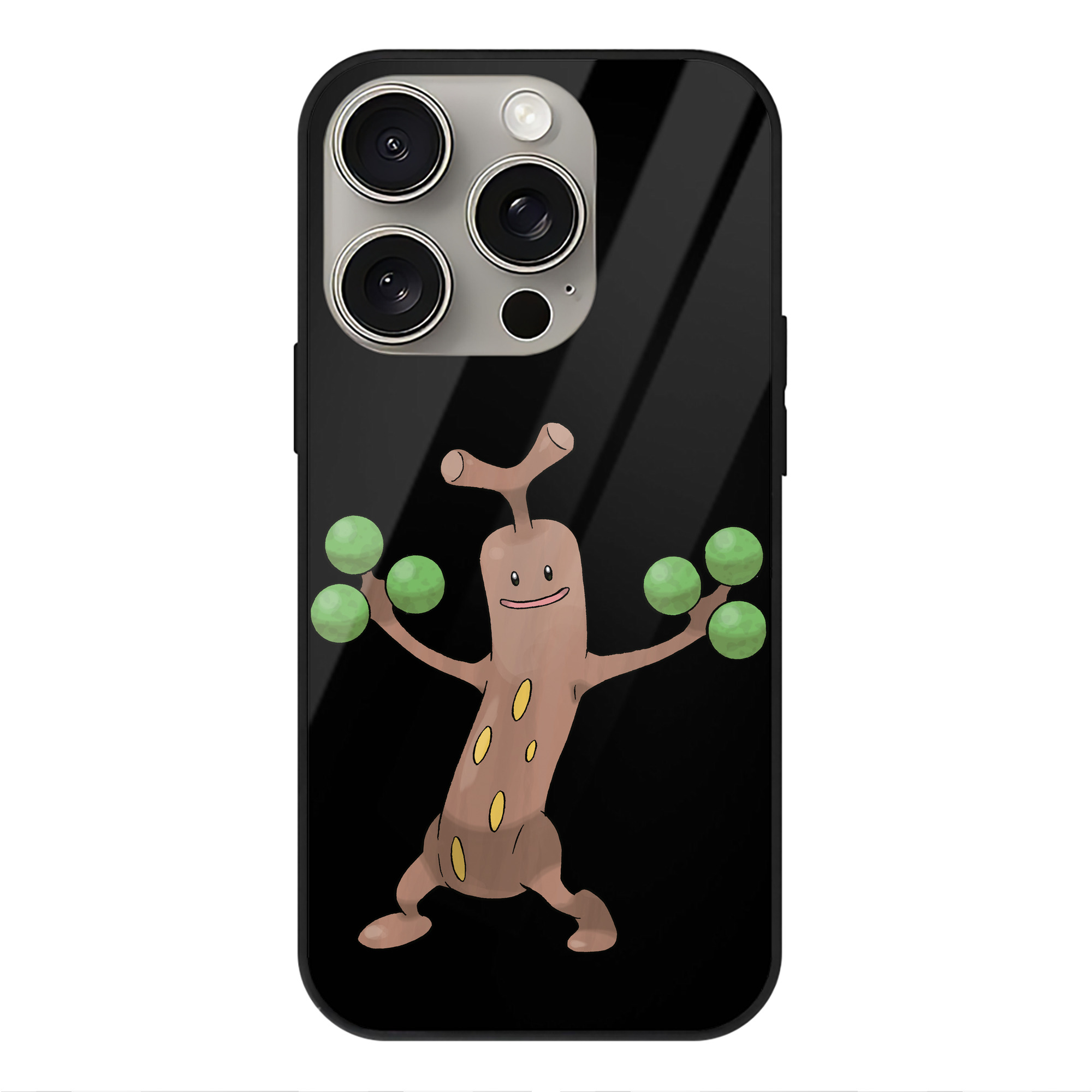 （画像用） ポケットモンスター Pokémon 【iPhone15Pro対応】スマホケース 耐衝撃＆黄変防止 背面ガラス