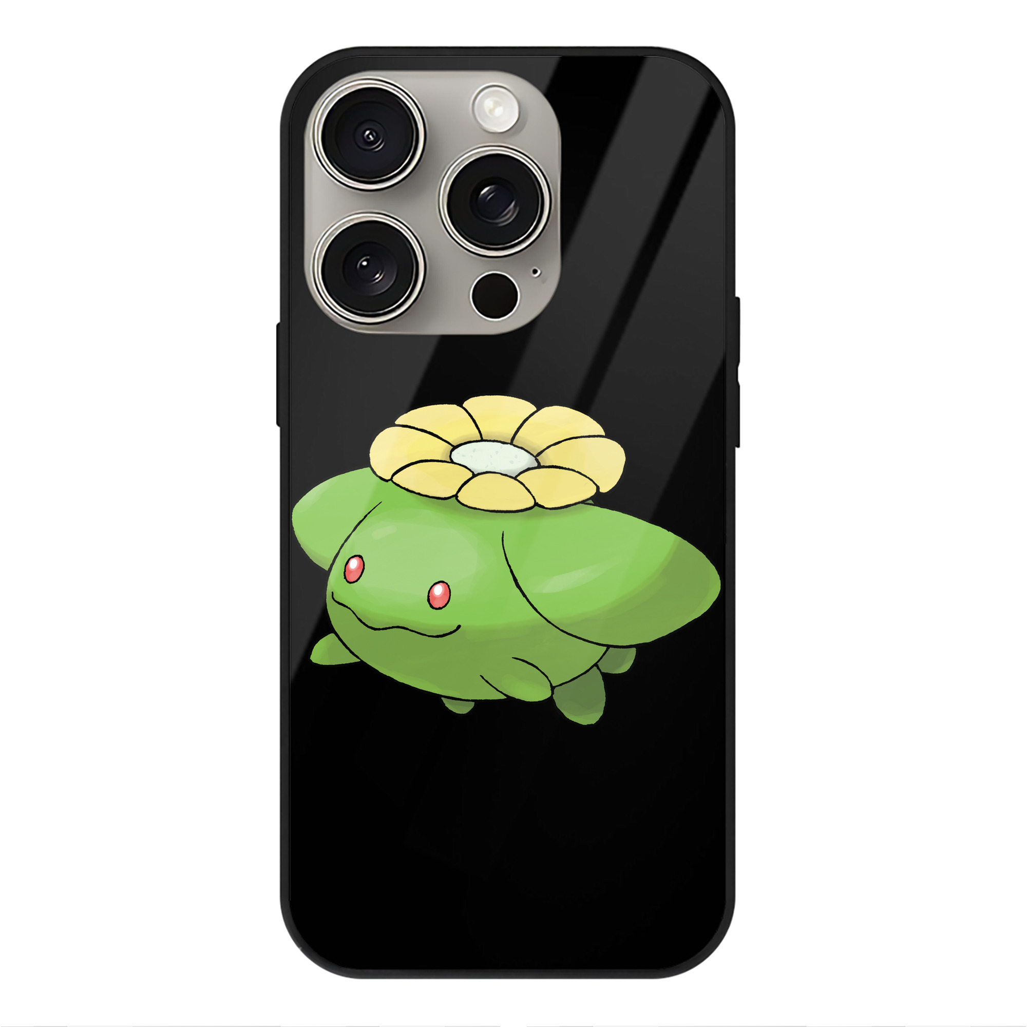 （画像用） ポケットモンスター Pokémon 【iPhone15Pro対応】スマホケース 耐衝撃＆黄変防止 背面ガラス