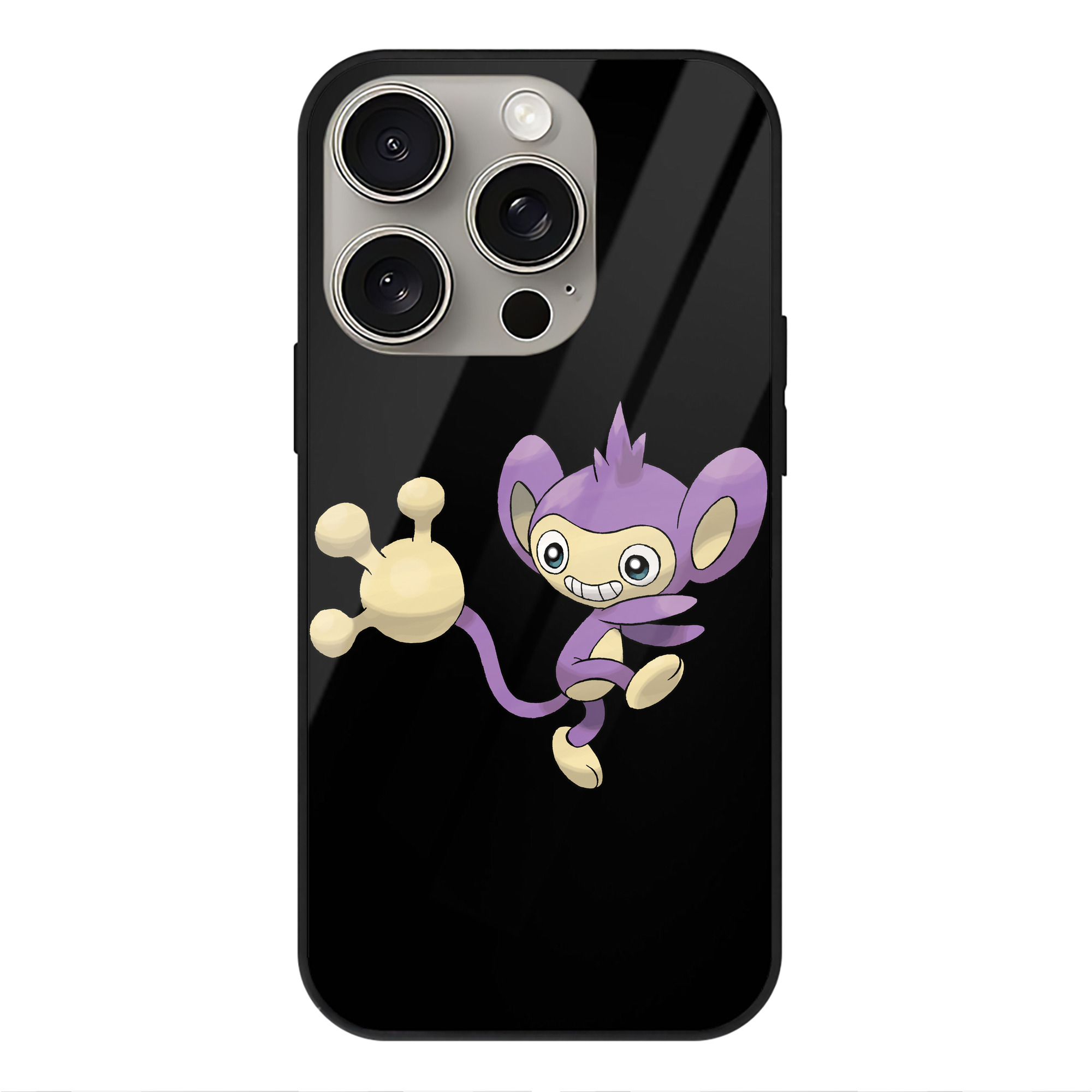 （画像用） ポケットモンスター Pokémon 【iPhone15Pro対応】スマホケース 耐衝撃＆黄変防止 背面ガラス