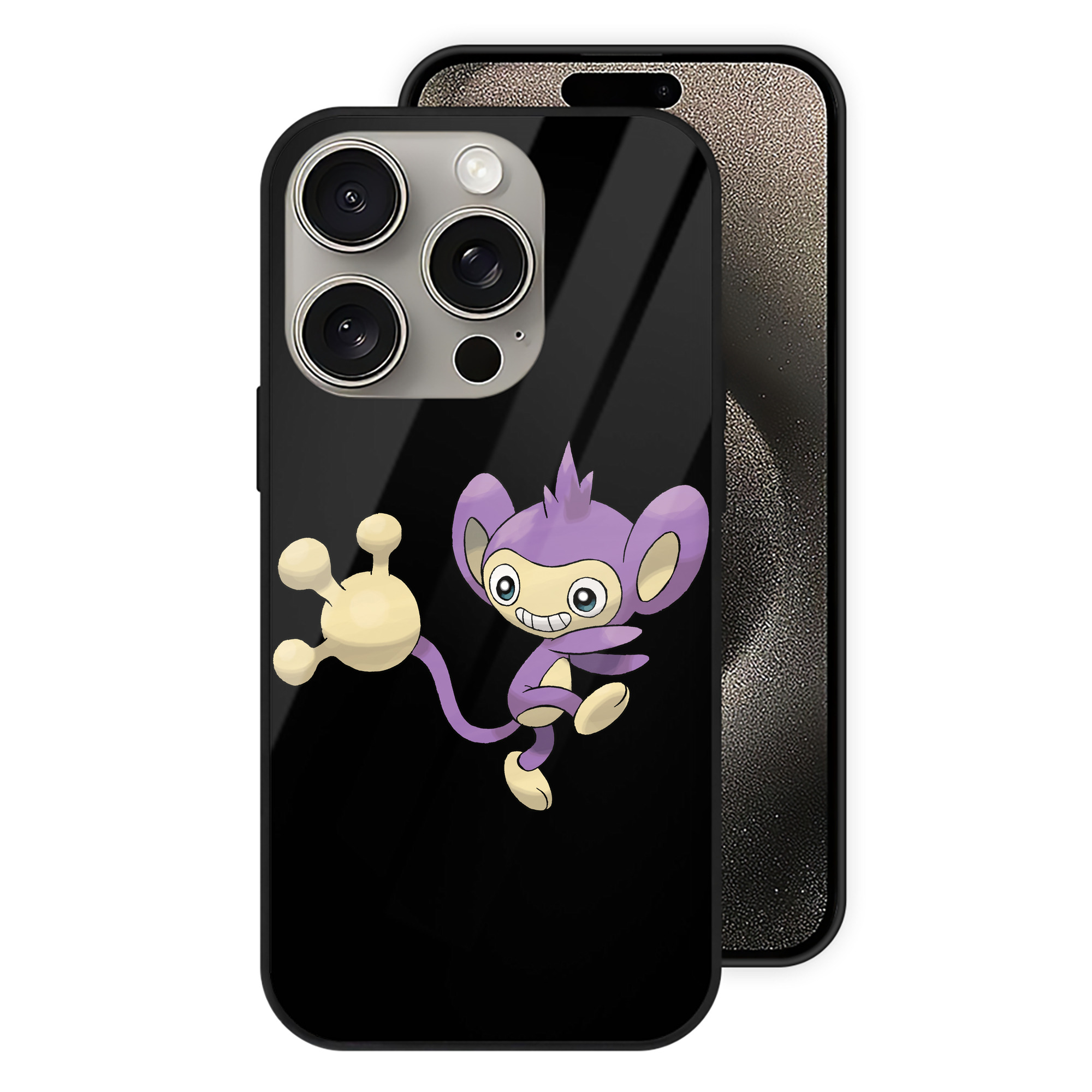 （画像用） ポケットモンスター Pokémon 【iPhone15Pro対応】スマホケース 耐衝撃＆黄変防止 背面ガラス