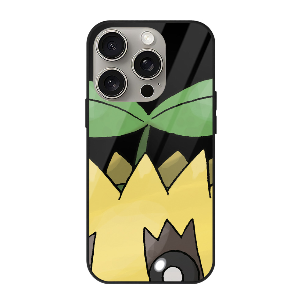 （画像用） ポケットモンスター Pokémon 【iPhone15Pro対応】スマホケース 耐衝撃＆黄変防止 背面ガラス