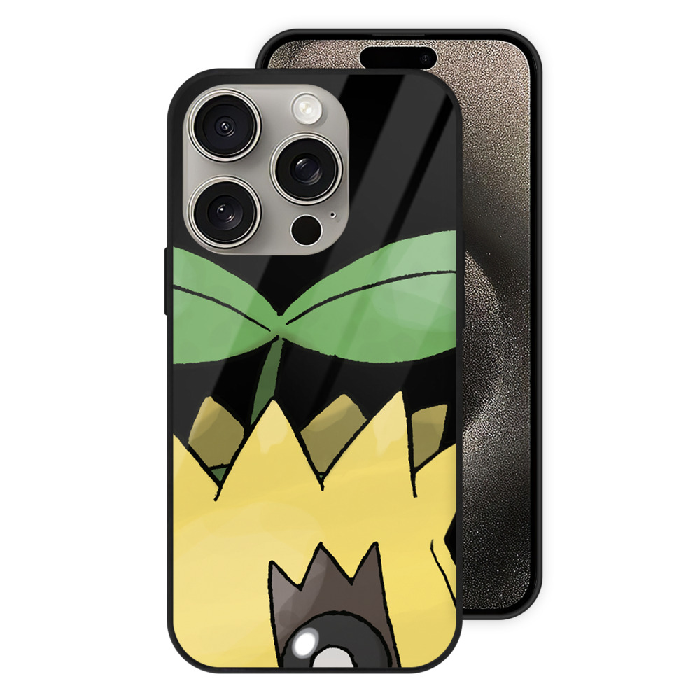 （画像用） ポケットモンスター Pokémon 【iPhone15Pro対応】スマホケース 耐衝撃＆黄変防止 背面ガラス