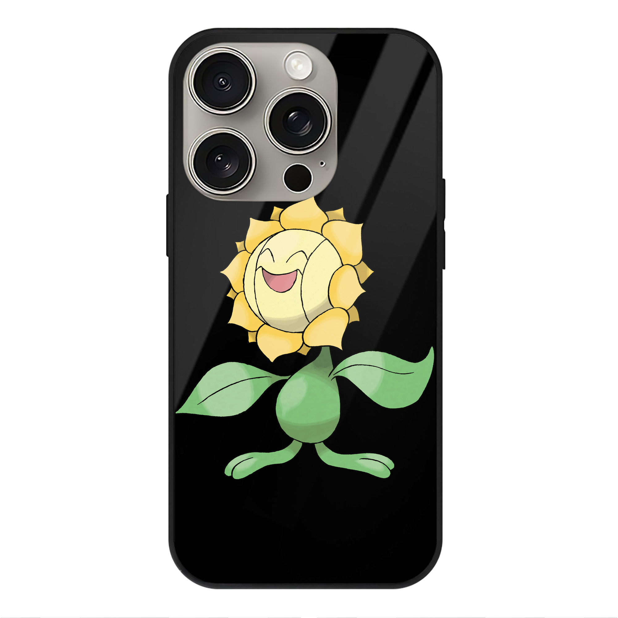 （画像用） ポケットモンスター Pokémon 【iPhone15Pro対応】スマホケース 耐衝撃＆黄変防止 背面ガラス