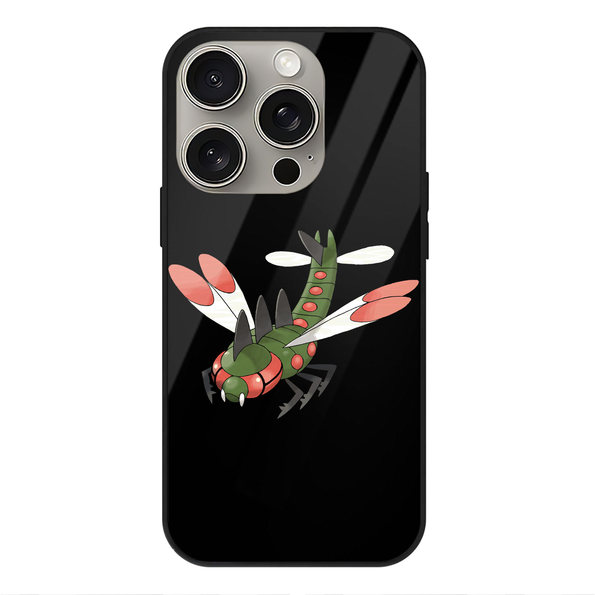 （画像用） ポケットモンスター Pokémon 【iPhone15Pro対応】スマホケース 耐衝撃＆黄変防止 背面ガラス