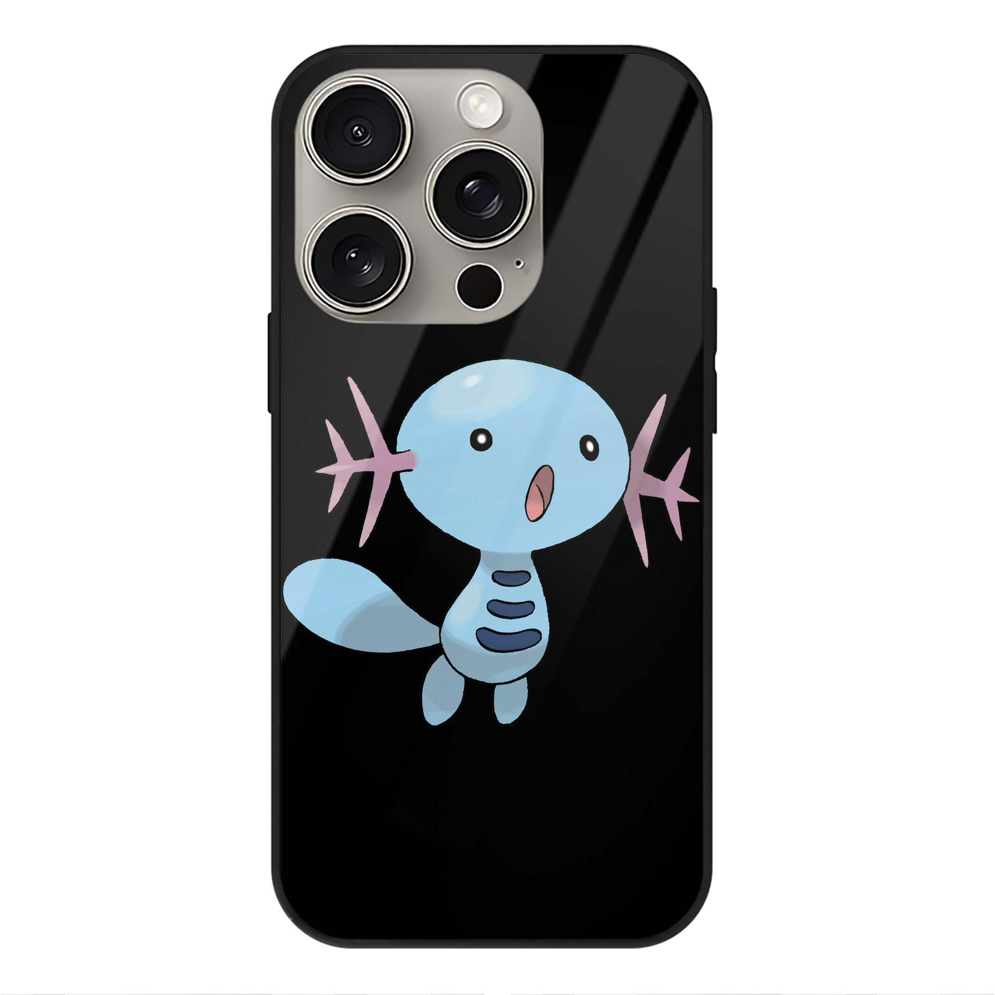 （画像用） ポケットモンスター Pokémon 【iPhone15Pro対応】スマホケース 耐衝撃＆黄変防止 背面ガラス
