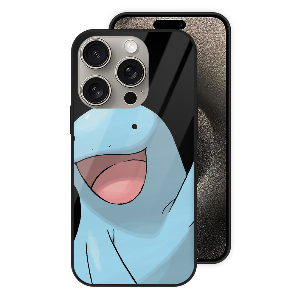 （画像用） ポケットモンスター Pokémon 【iPhone15Pro対応】スマホケース 耐衝撃＆黄変防止 背面ガラス