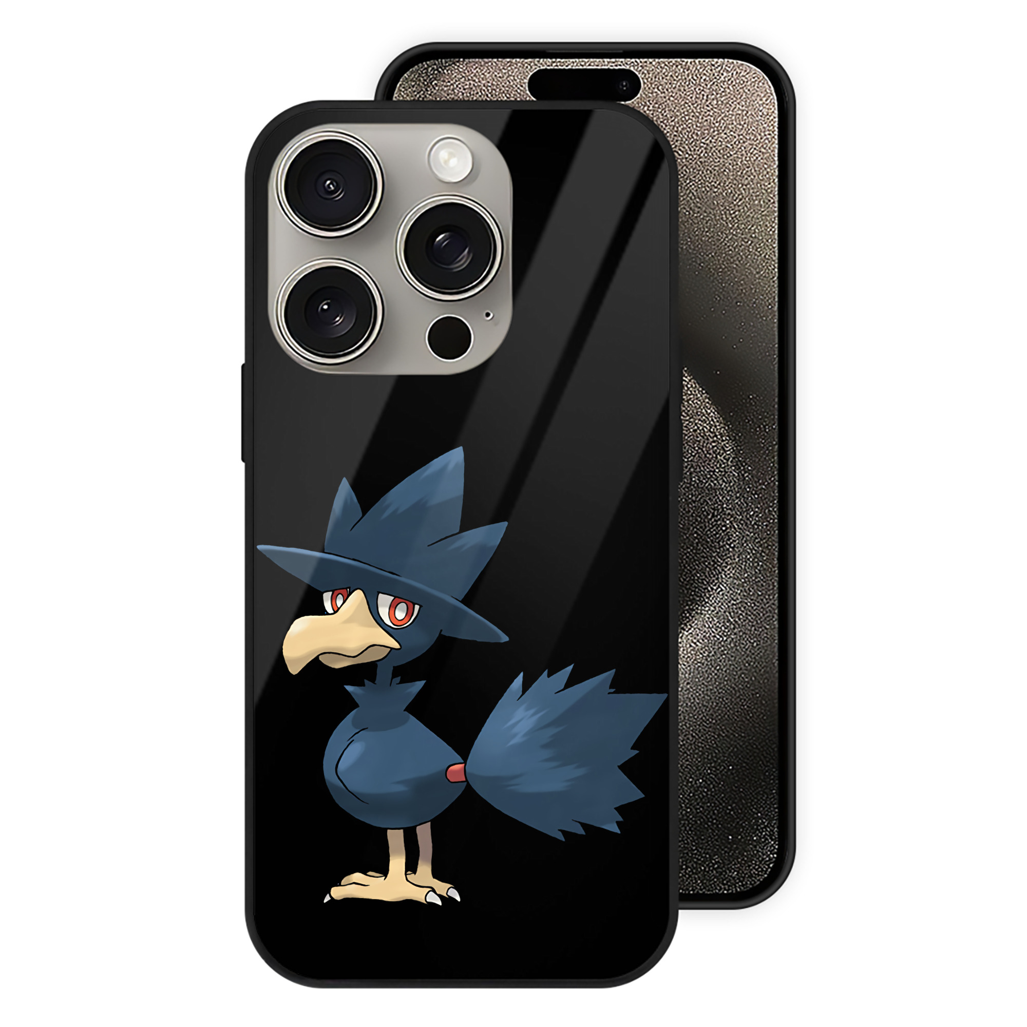 （画像用） ポケットモンスター Pokémon 【iPhone15Pro対応】スマホケース 耐衝撃＆黄変防止 背面ガラス