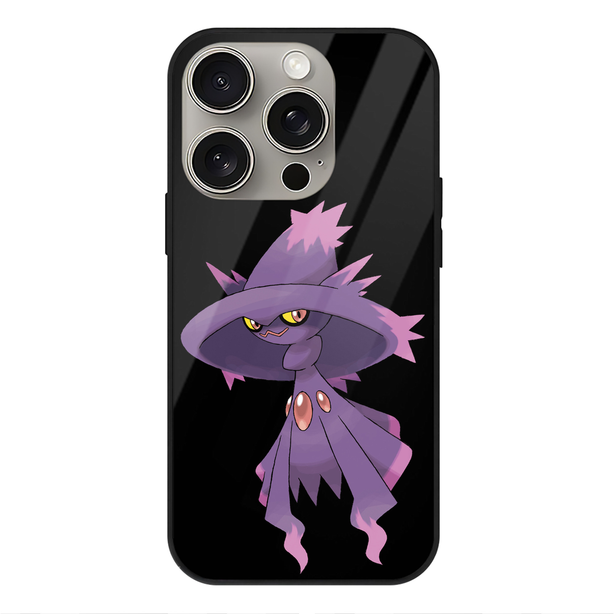 （画像用） ポケットモンスター Pokémon 【iPhone15Pro対応】スマホケース 耐衝撃＆黄変防止 背面ガラス